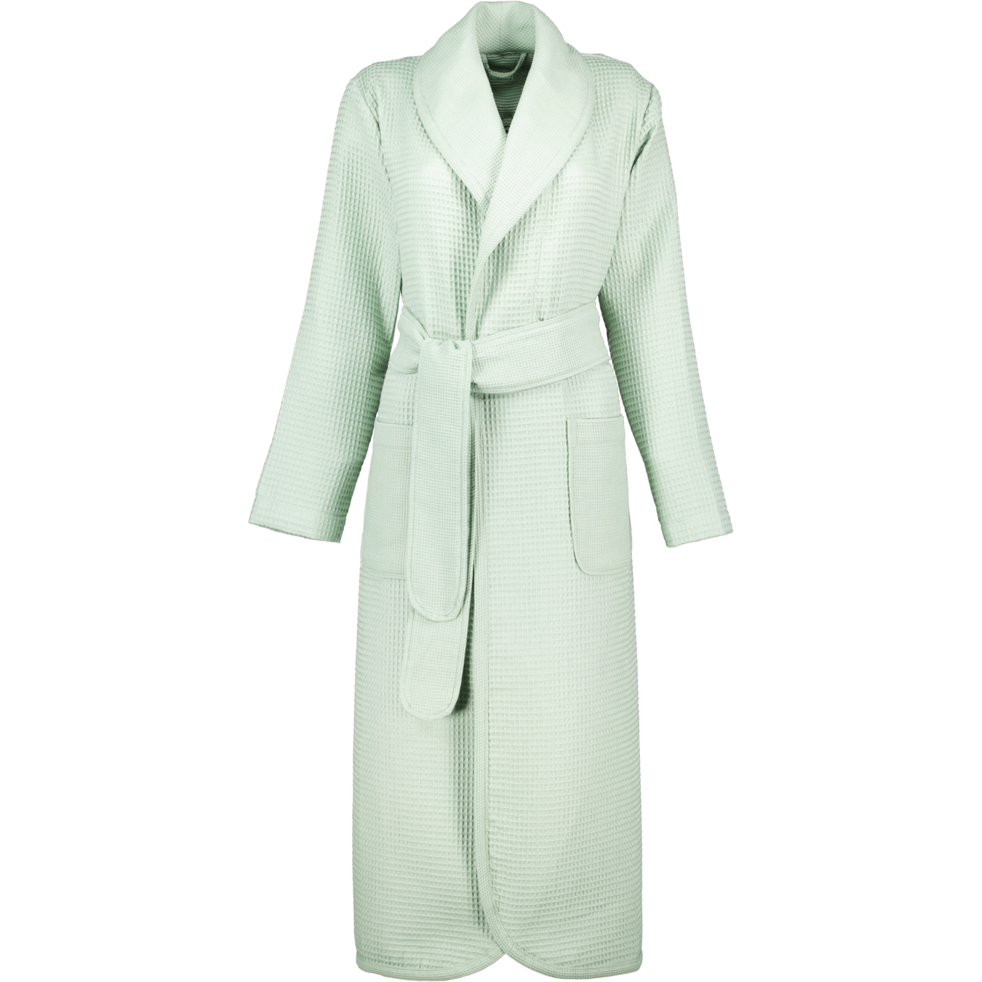 Vossen Bademäntel Damen Schalkragen Catania soft green - 5305