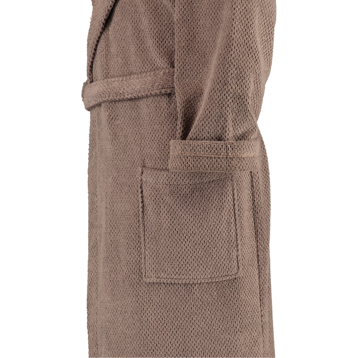 Rhomtuft RHOMTUFT Bademäntel unisex Kapuze Baronesse taupe - 58