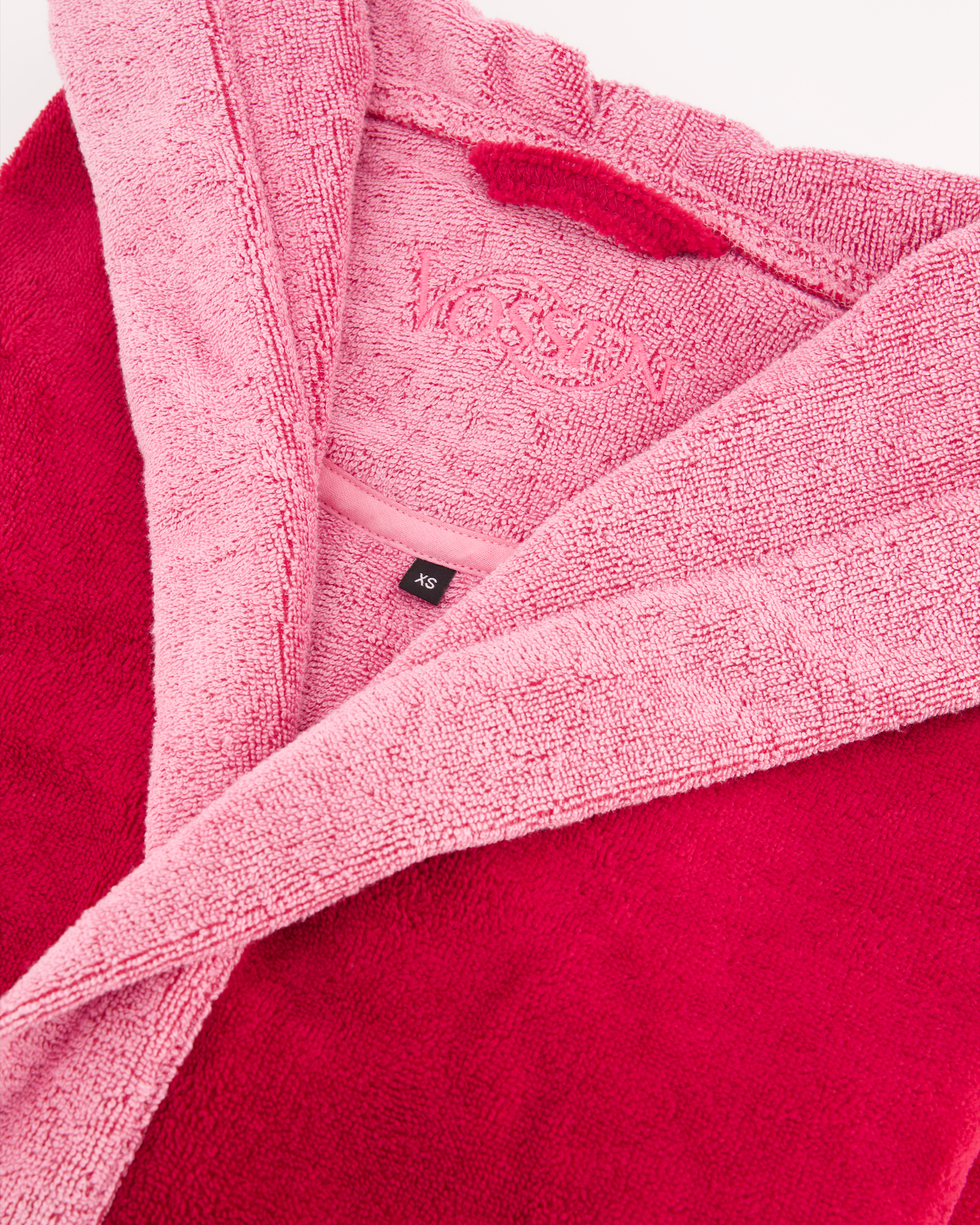 Vossen Bademantel unisex Poppy  - Farbe: cranberry - 002 (161903) - M