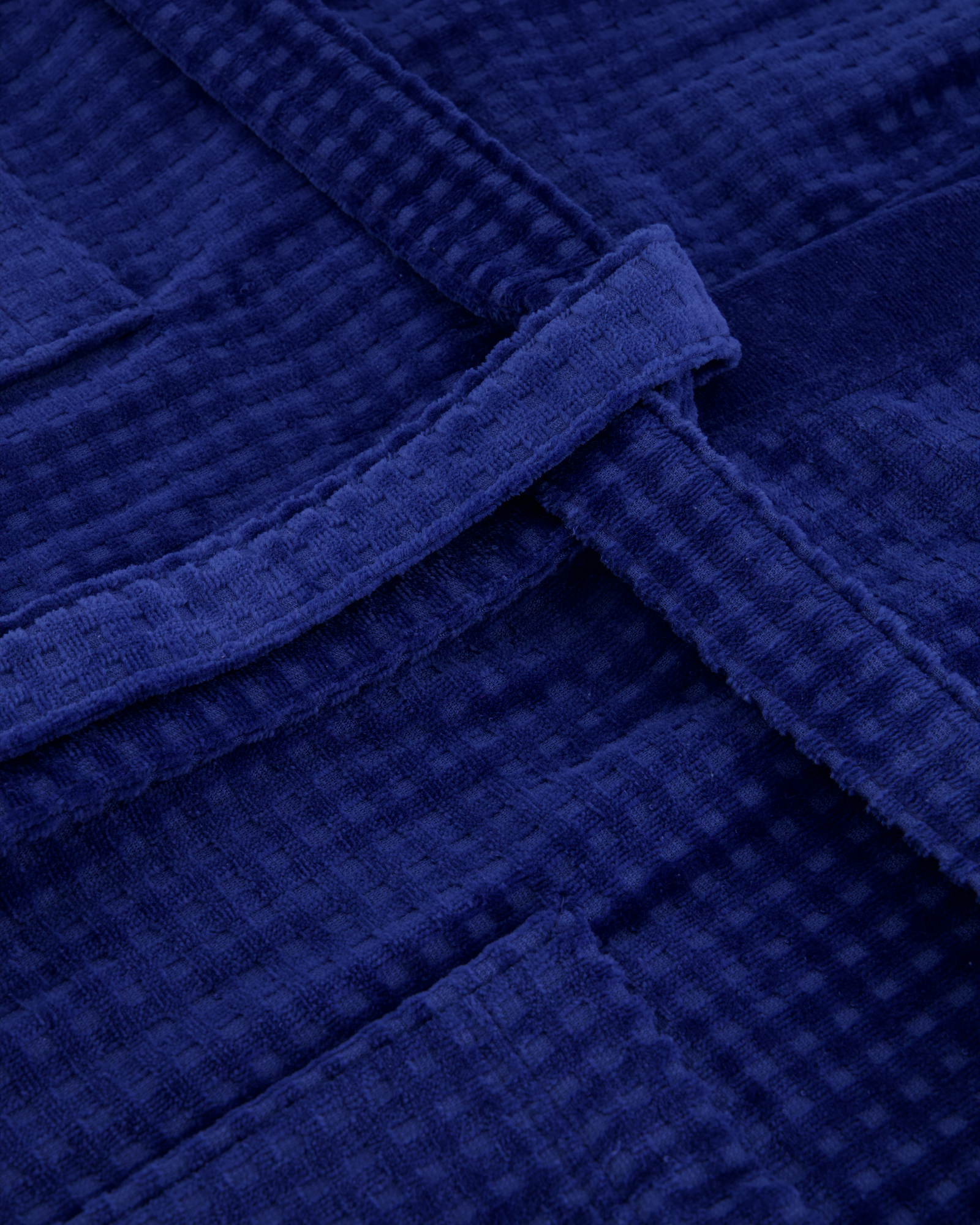 Cawö Herren Bademantel Kimono 3714 - Farbe: saphir - 166 - XL