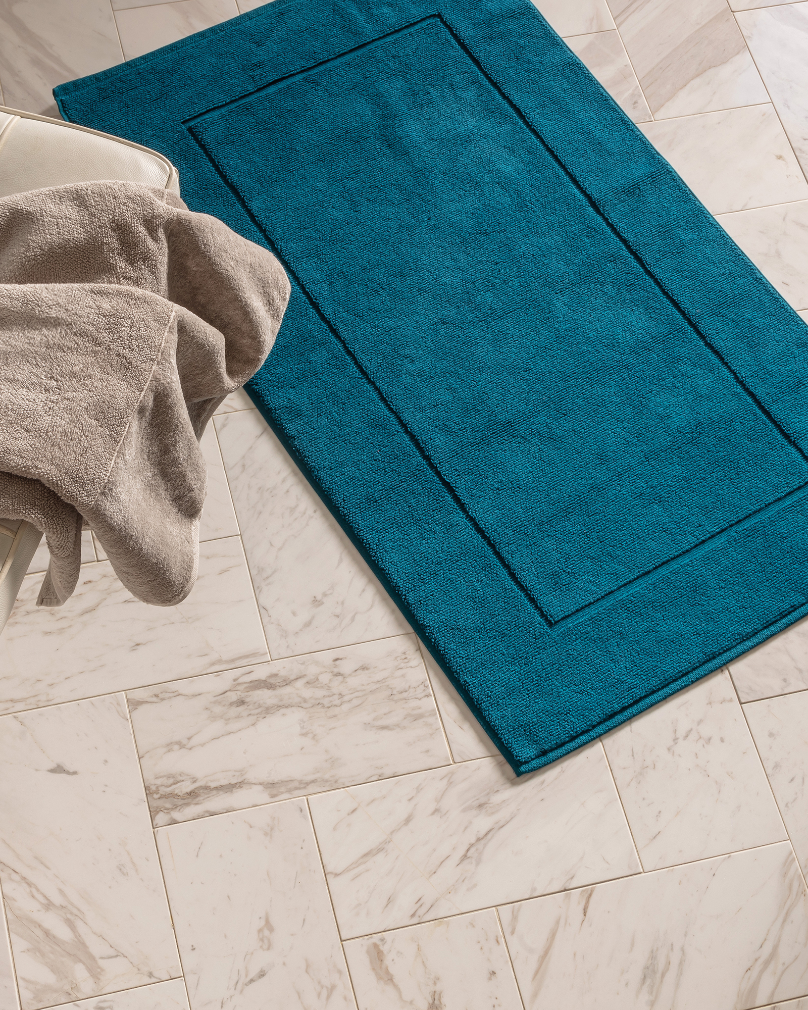 Möve Bamboo Luxe - Farbe: deep lake - 386 (1-1104/5244) - Seiflappen 30x30 cm