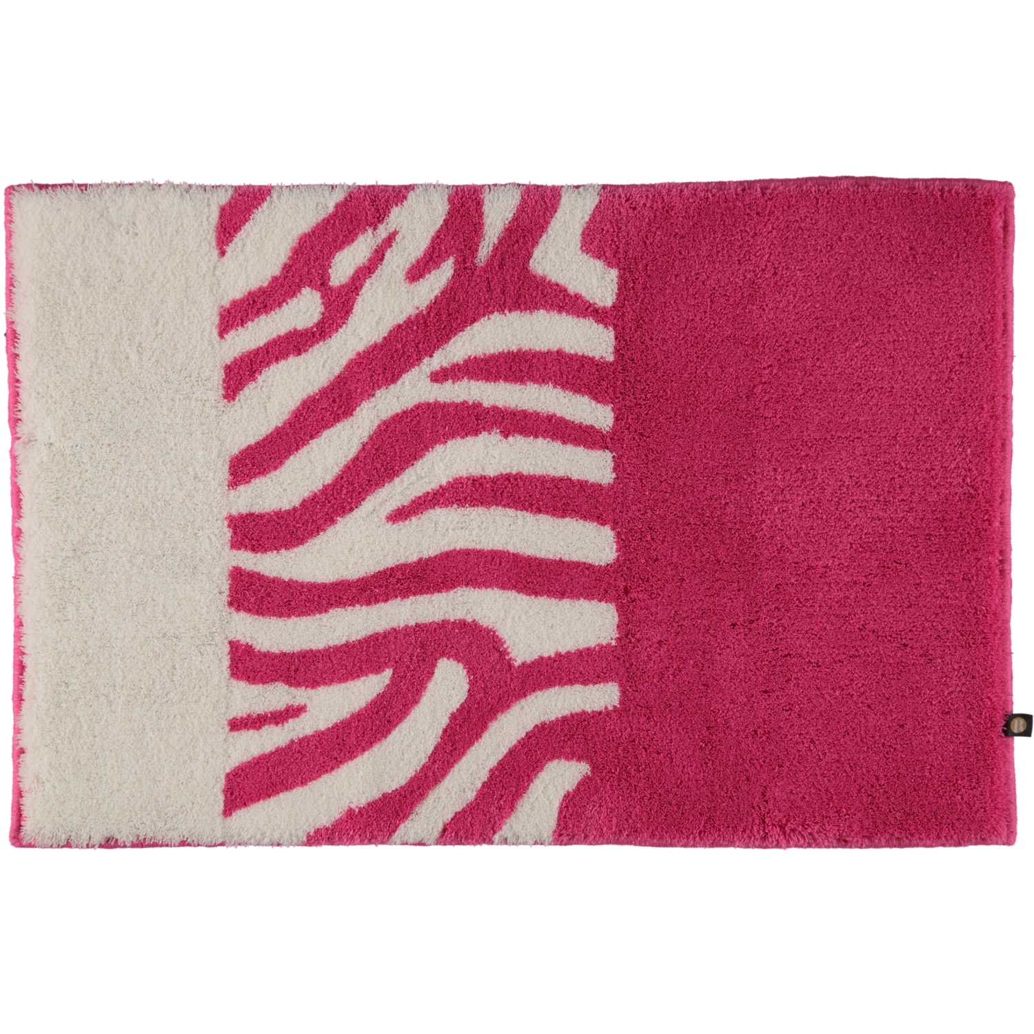 Rhomtuft RHOMTUFT Badteppiche Zebra fuchsia-weiss - 1403
