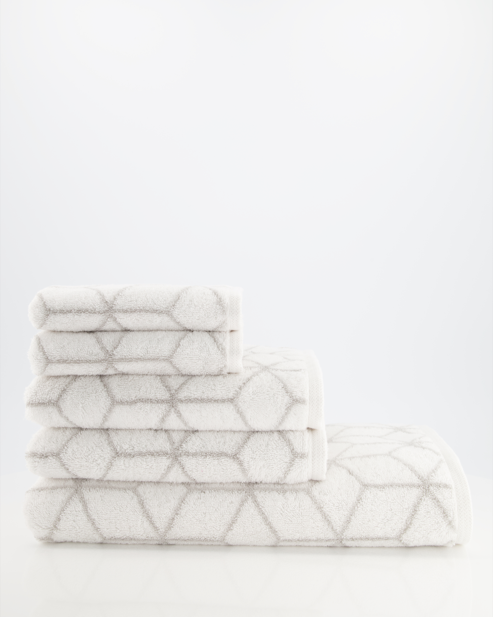 Villeroy & Boch Handtücher Coordinates Carré 2557 - Farbe: brilliant white - 76 - Duschtuch 80x150 cm