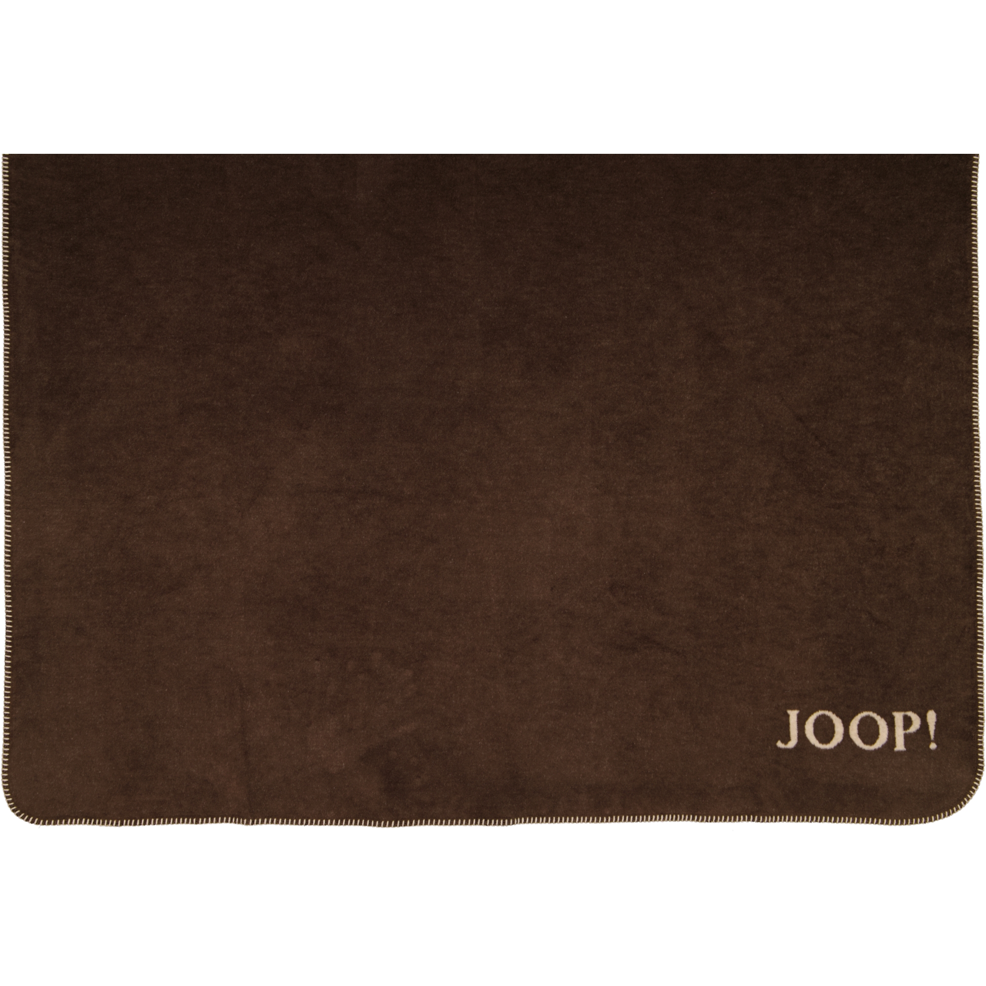 JOOP! Wohndecken Uni-Doubleface Mokka-Taupe - 150x200 cm