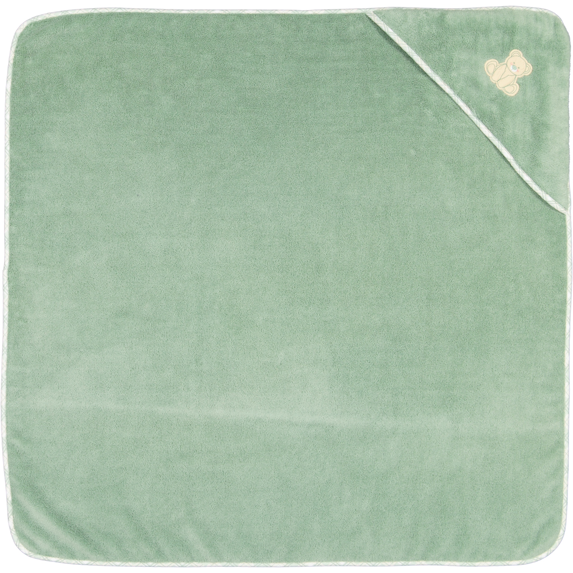 Vossen Kapuzentücher Teddy soft green - 5305 - Kapuzentuch 100x100 cm