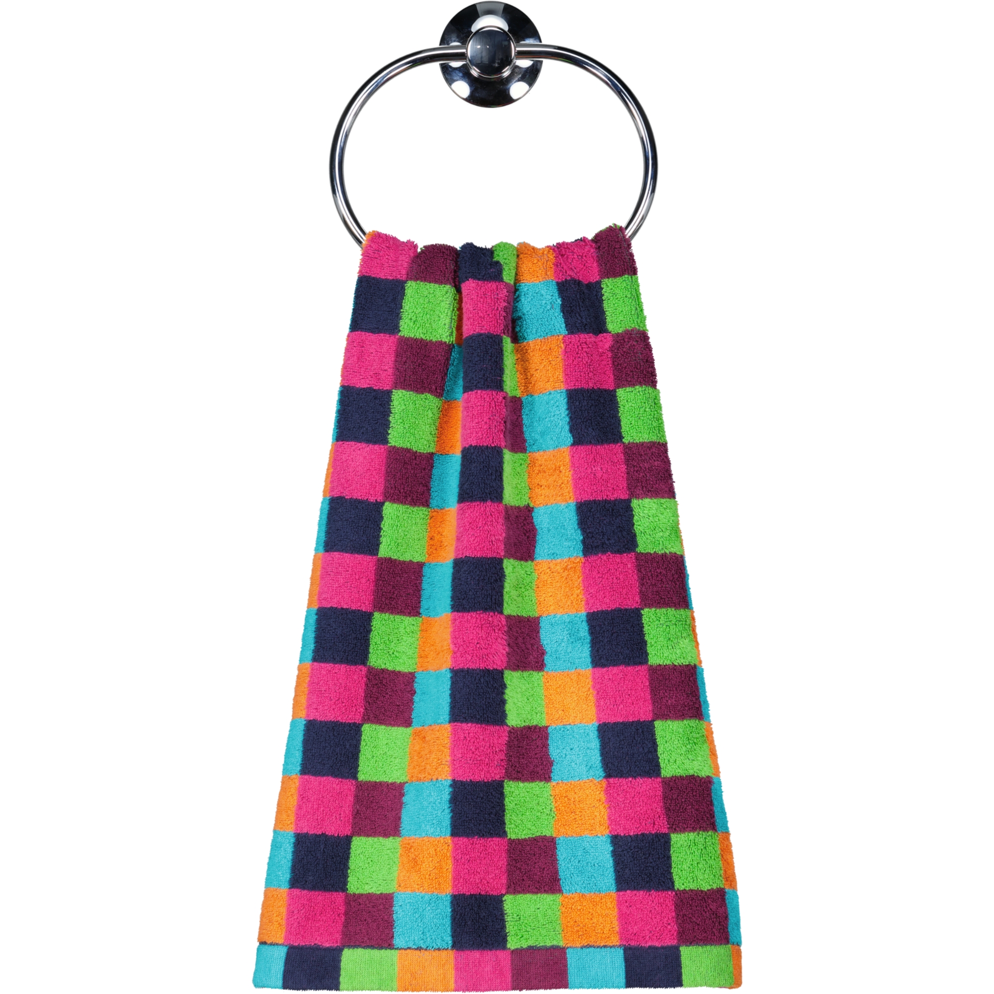 Cawö - Life Style Karo 7047 - Farbe: 84 - multicolor - Handtuch 50x100 cm