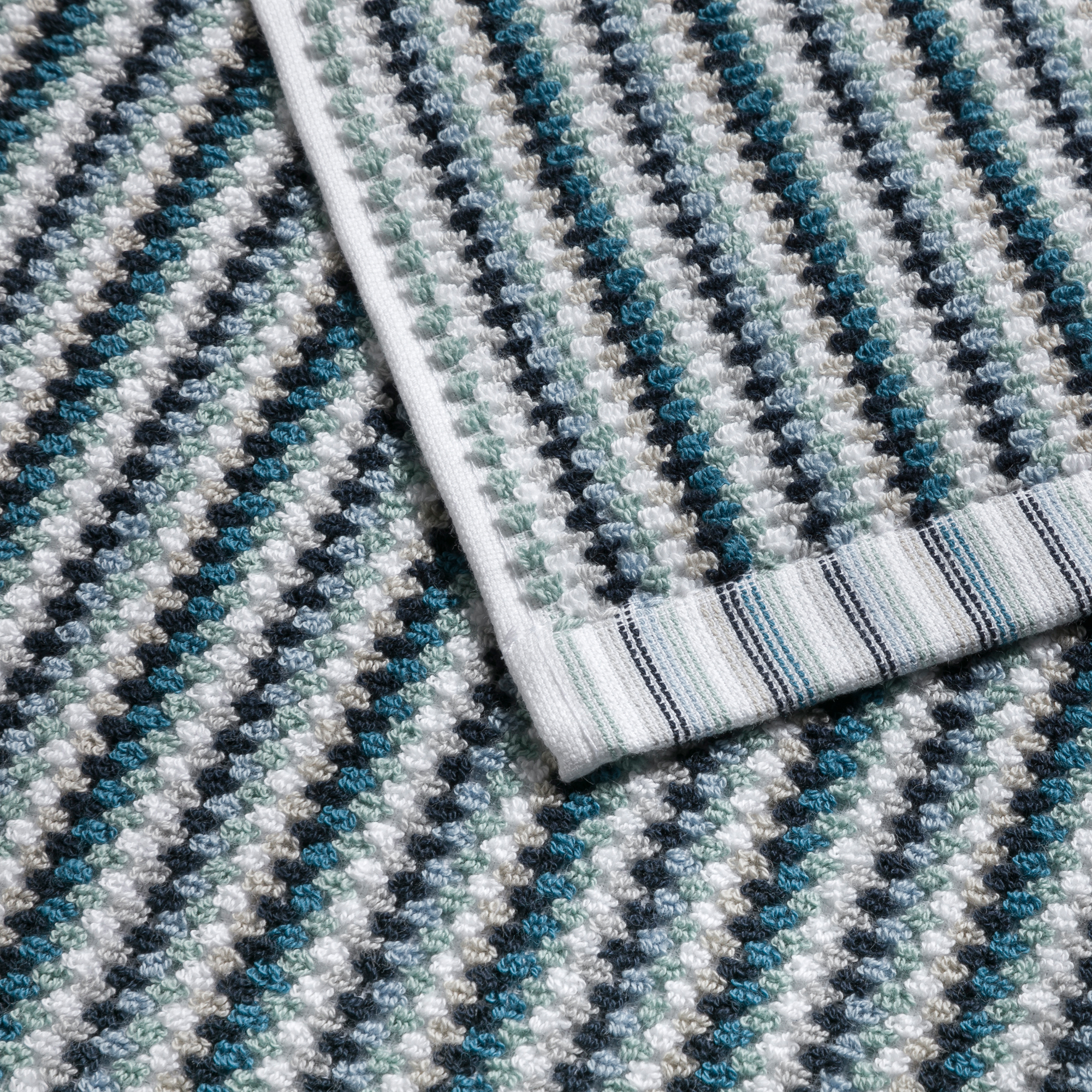 Möve Handtücher Bliss Bunt blue/green - 051