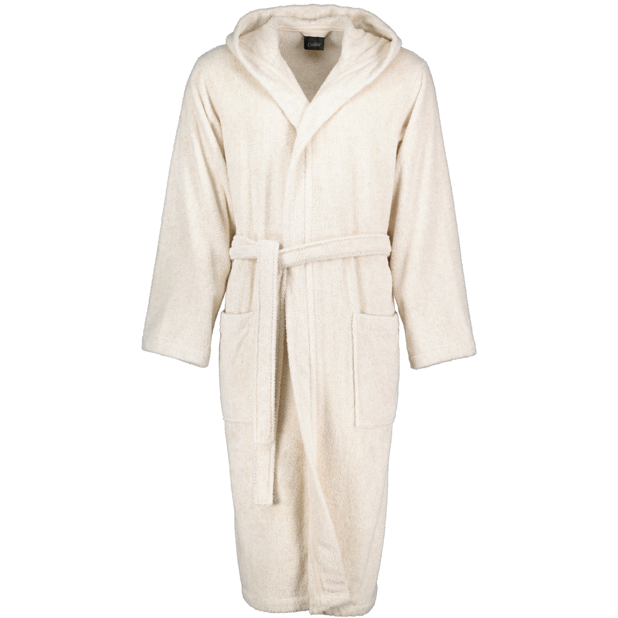 Cawö Home Bademäntel Herren Kapuze SAUNA Cotton & Hemp 847 natur - 33