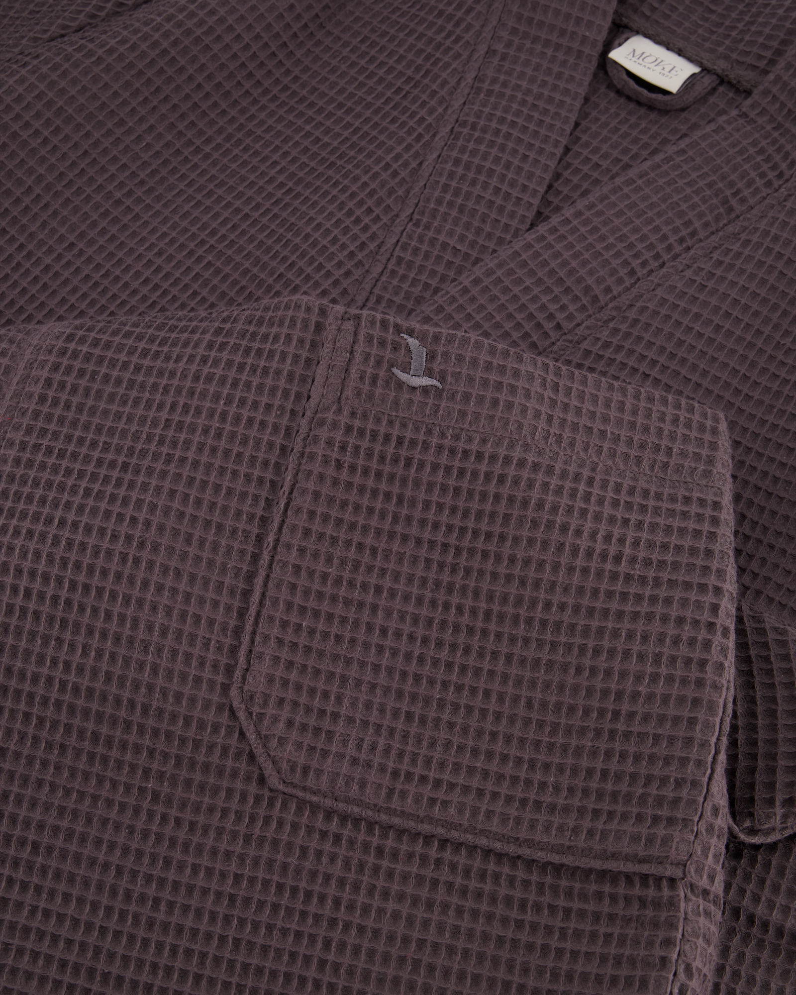 Möve Bademäntel unisex Kimono Homewear graphit - 843