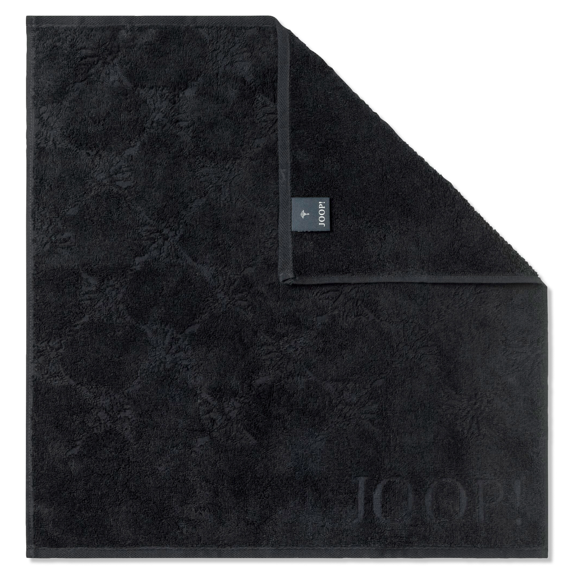 JOOP! Küchenhandtücher Cuisine Cornflower 1702 Schwarz - 906 - 50x50 cm