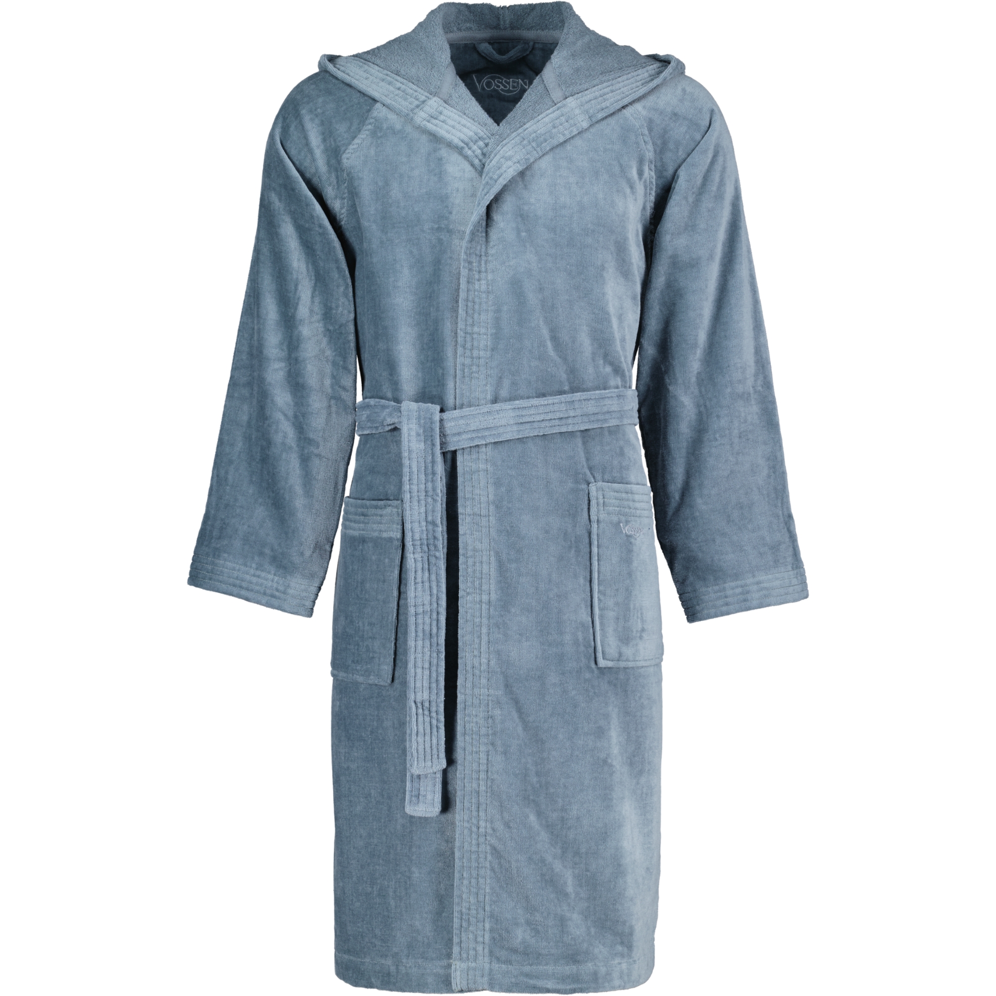 Vossen Bademäntel unisex Kurzmantel mit Kapuze Texas flanell - 7400