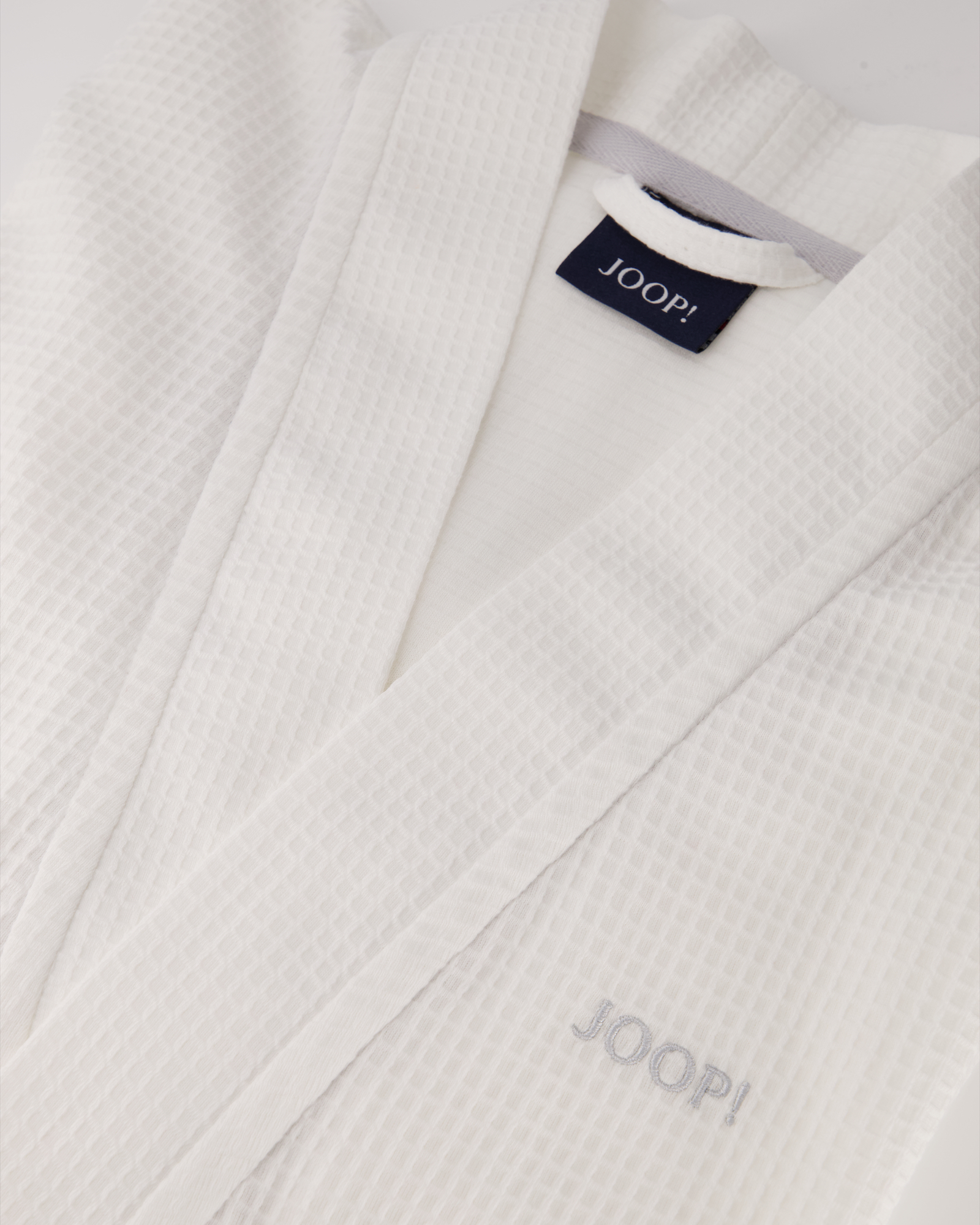 JOOP! Bademäntel Herren Kimono Pique 1656 weiß - 600