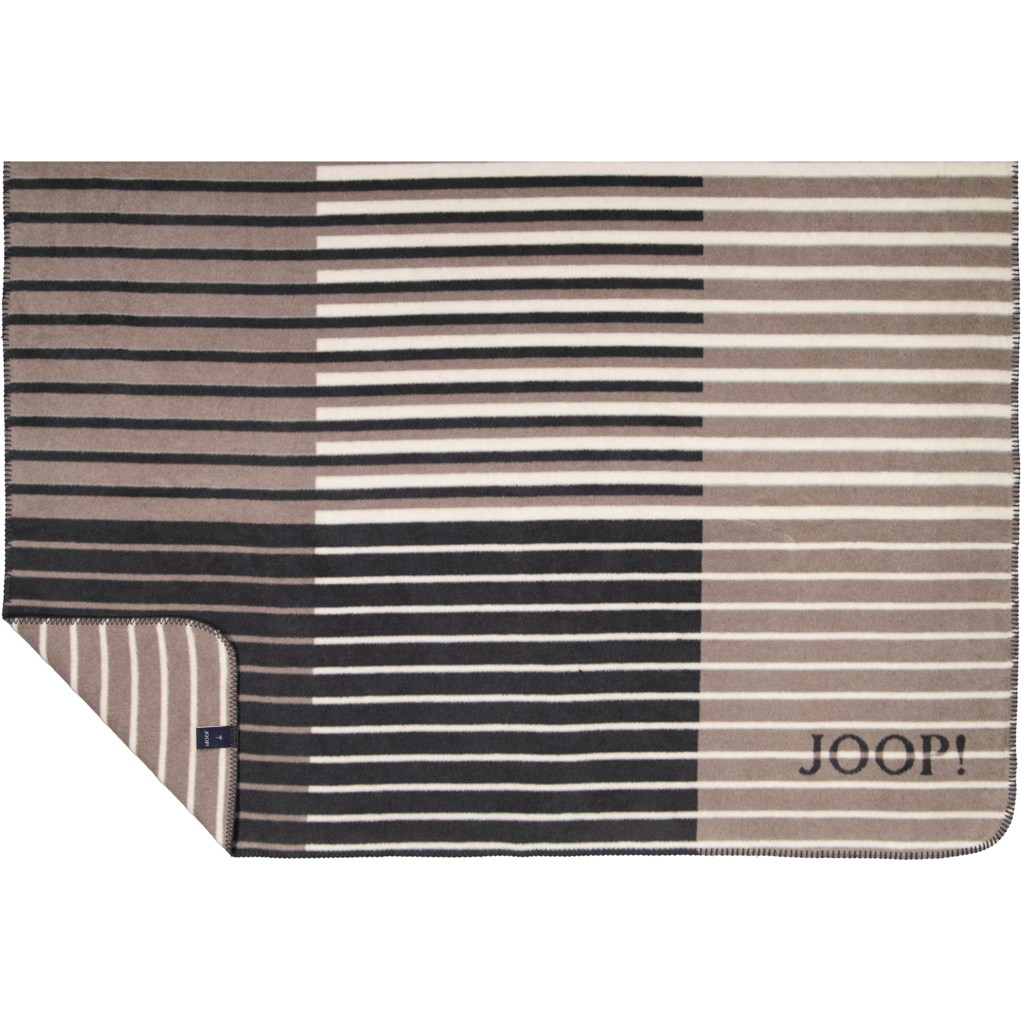JOOP! Wohndecken Divided Stein - 150x200 cm
