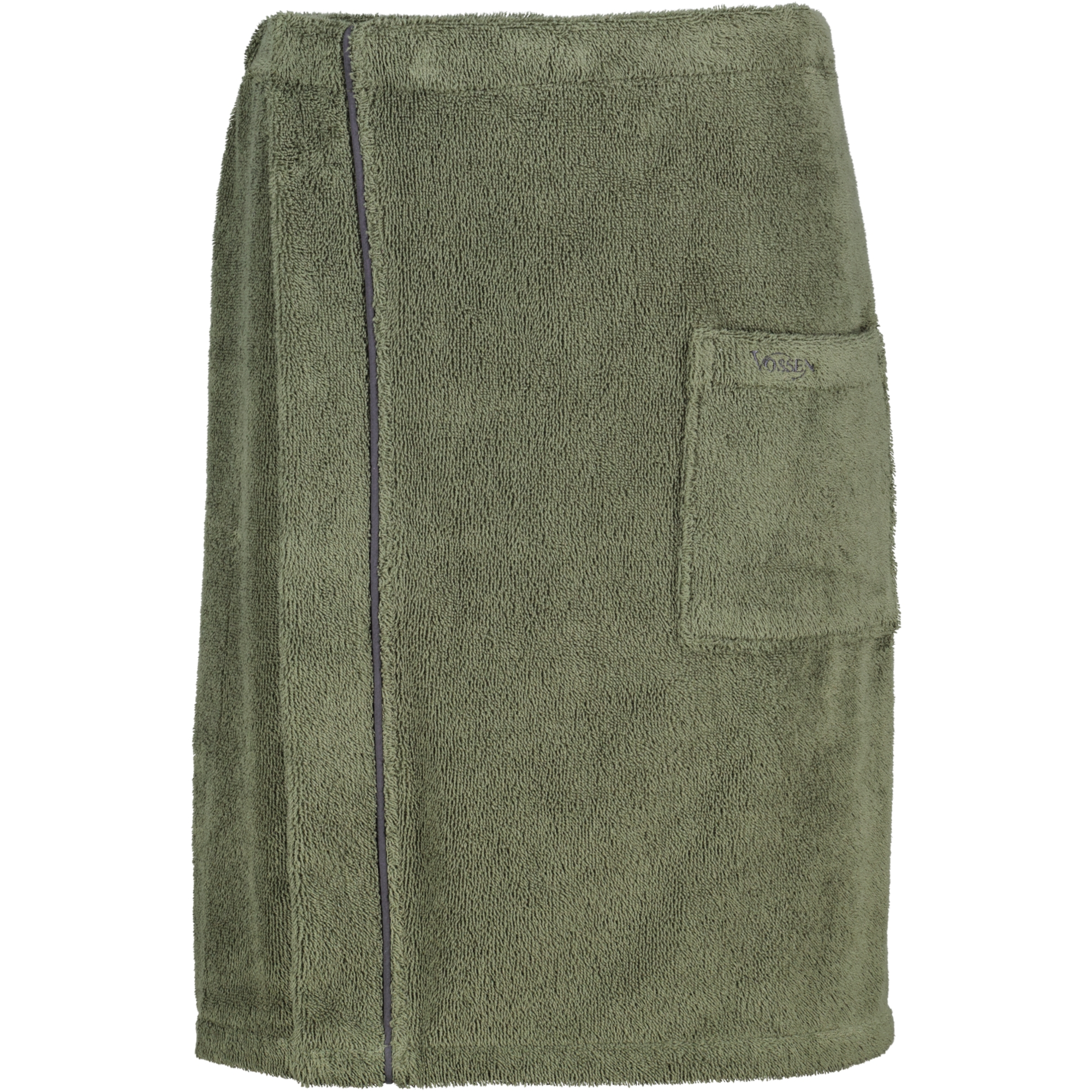 Vossen Saunakilts Herren Lars mud green - 5830 - 60x160 cm