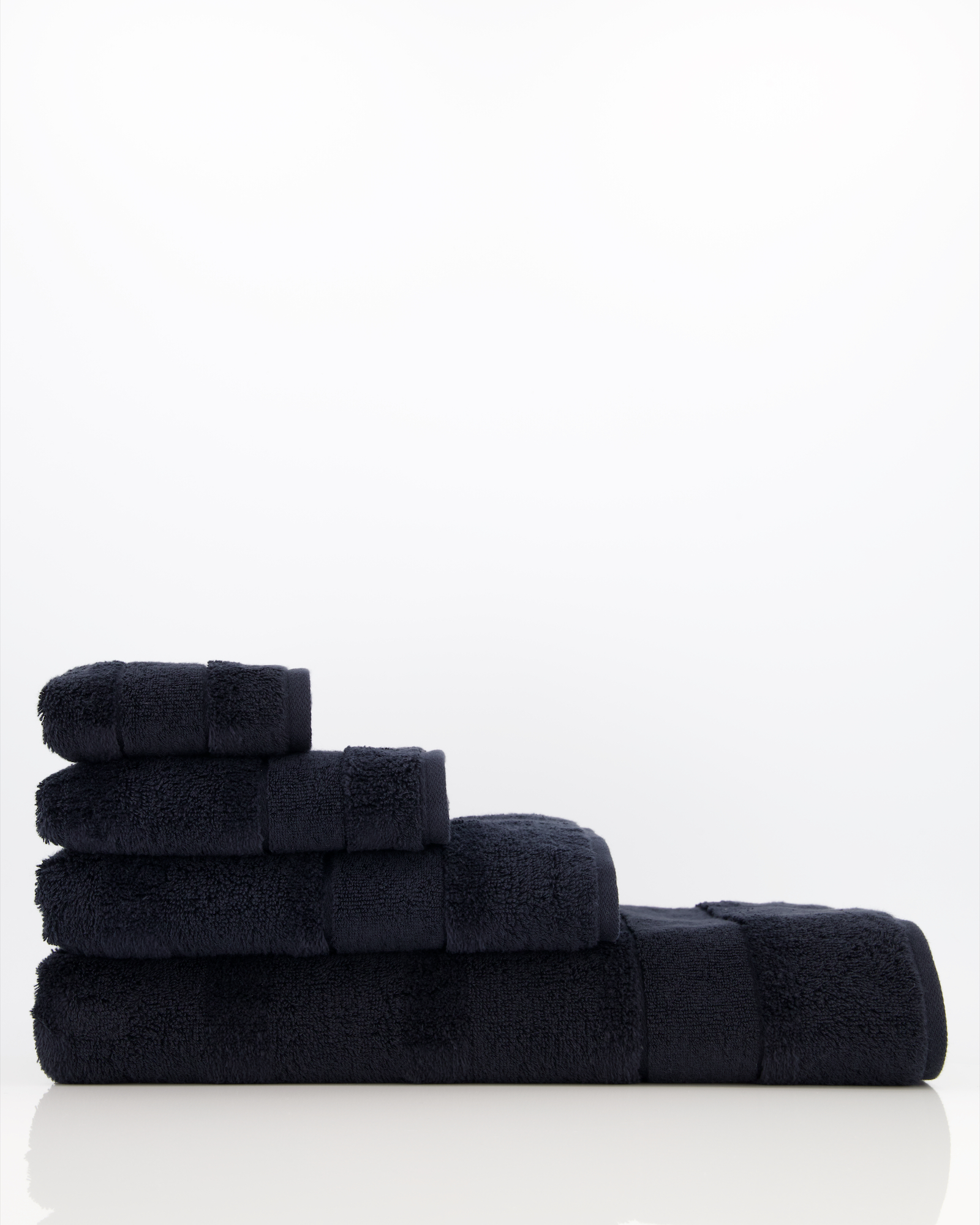 Cawö Handtücher Noblesse2 Uni 1002 schwarz - 906 - Handtuch 50x100 cm