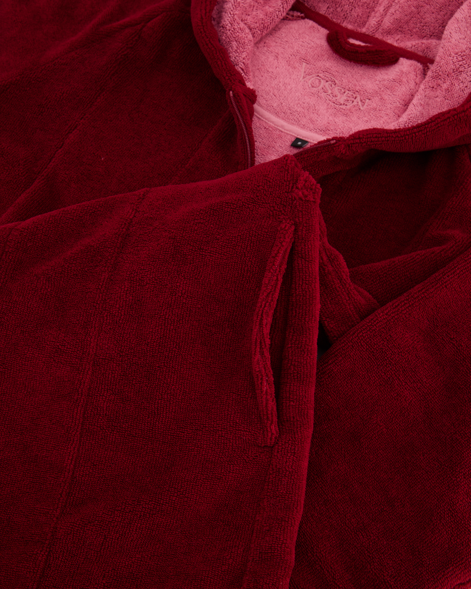 Vossen Bademantel Damen Palermo  - Farbe: burgundy - 016 (141571) - XL