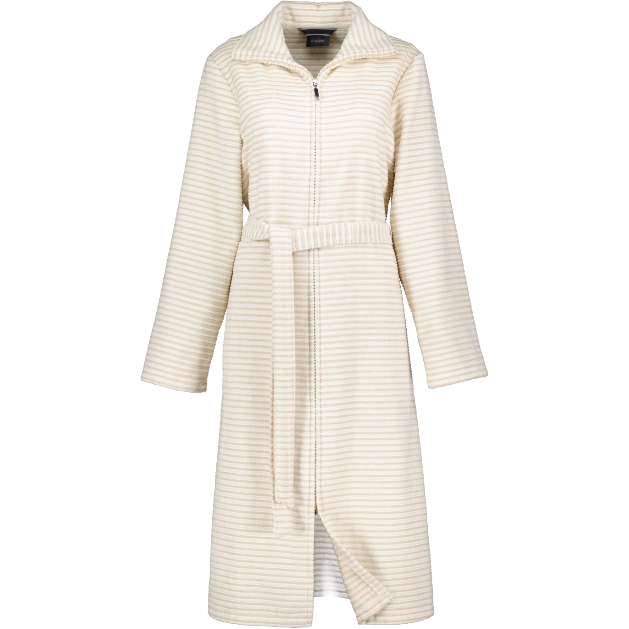 Cawö Bademäntel Damen Reißverschluss Zipper 5317 beige - 33