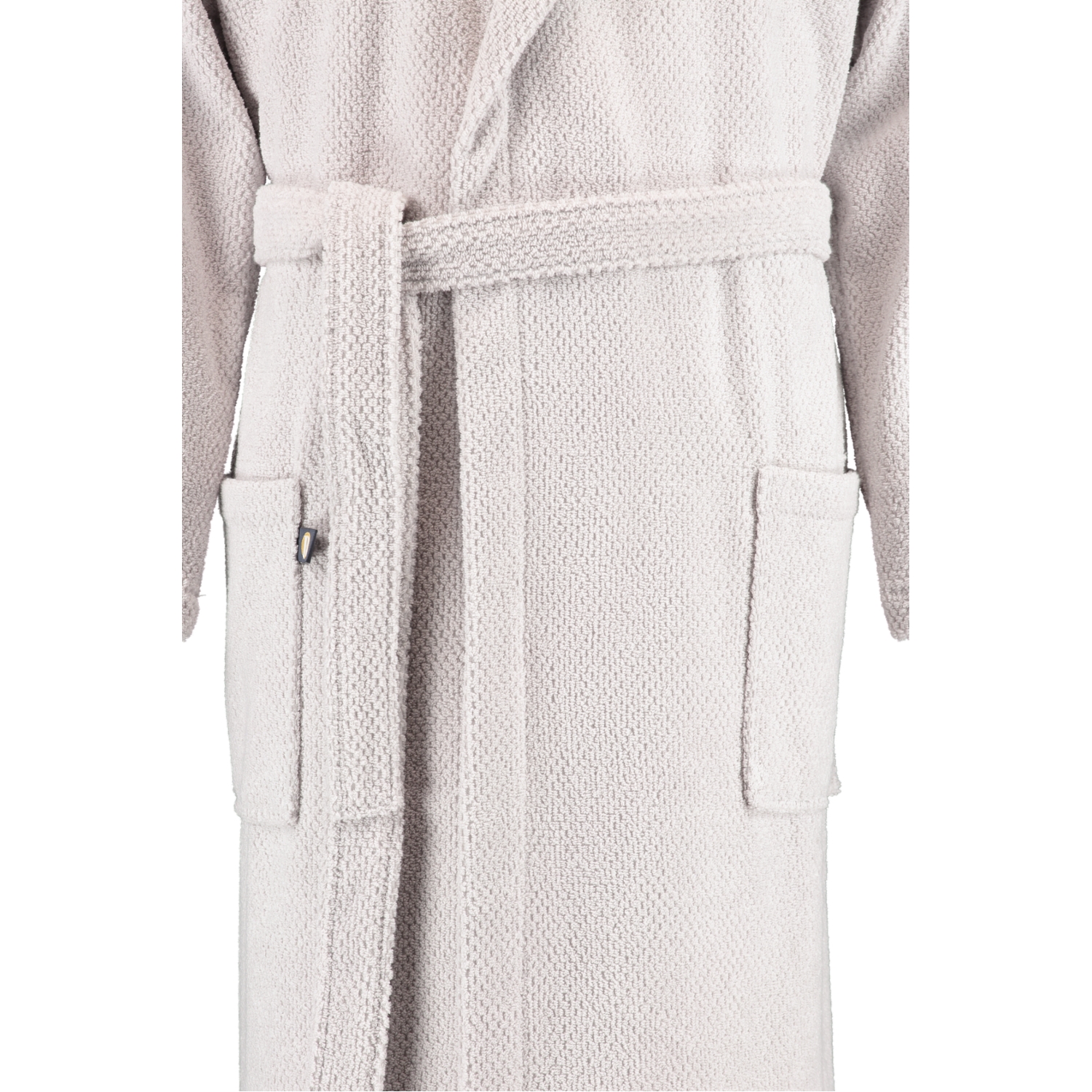 Rhomtuft RHOMTUFT Bademäntel unisex Kapuze Baronesse perlgrau - 11