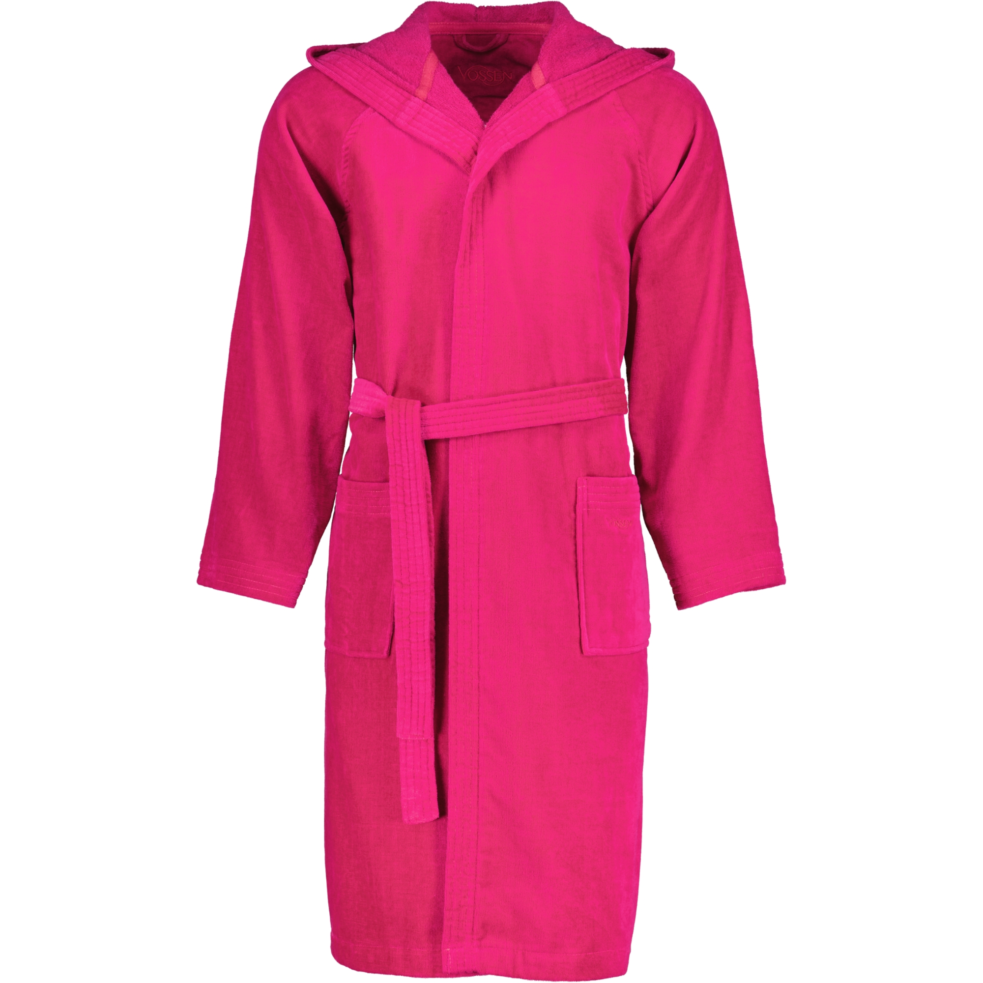 Vossen Bademäntel unisex Kurzmantel mit Kapuze Texas cranberry - 3770