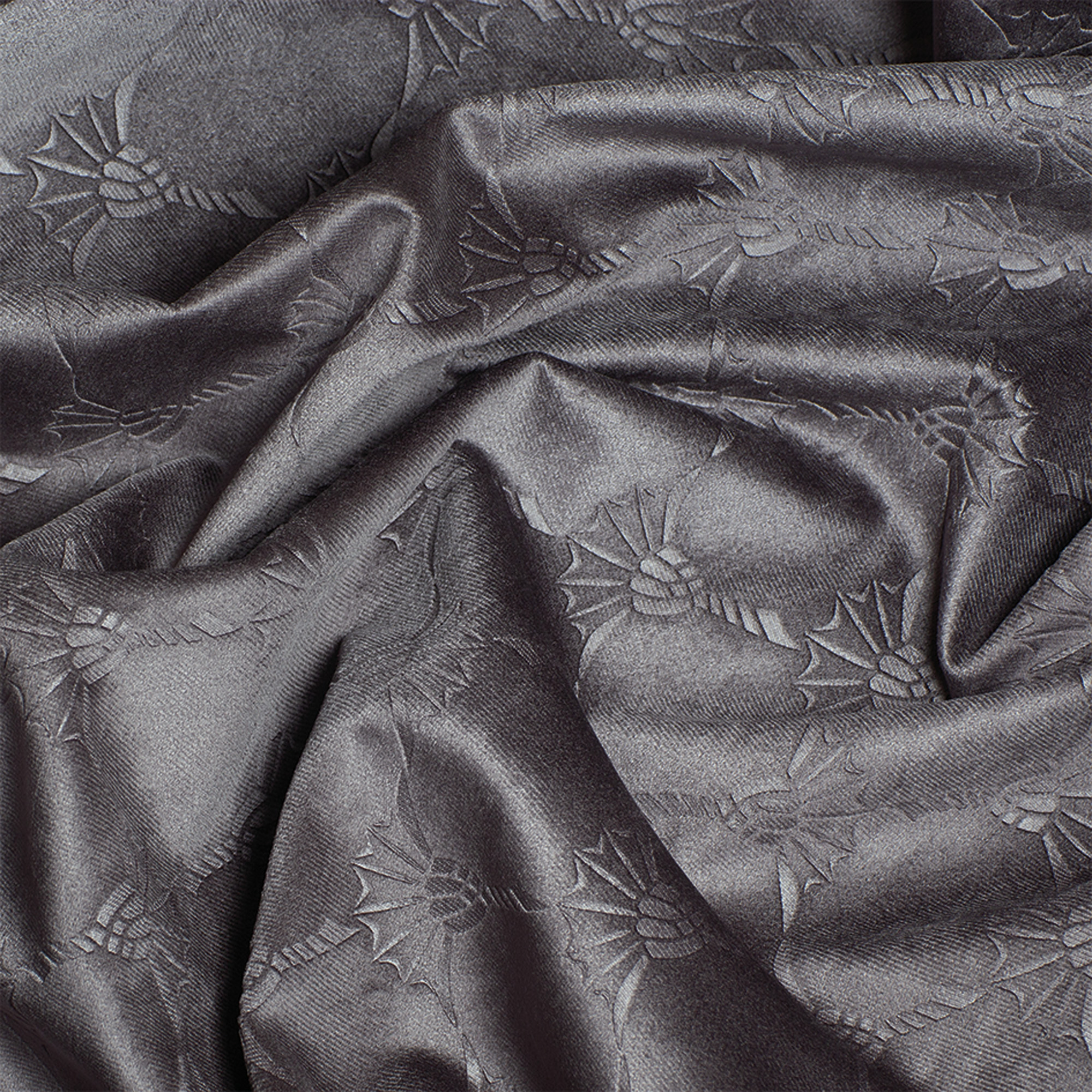 JOOP! Vorhang Gardine Emboss mit Ösen - Größe: 140x250 cm - Farbe: Anthrazit - 012