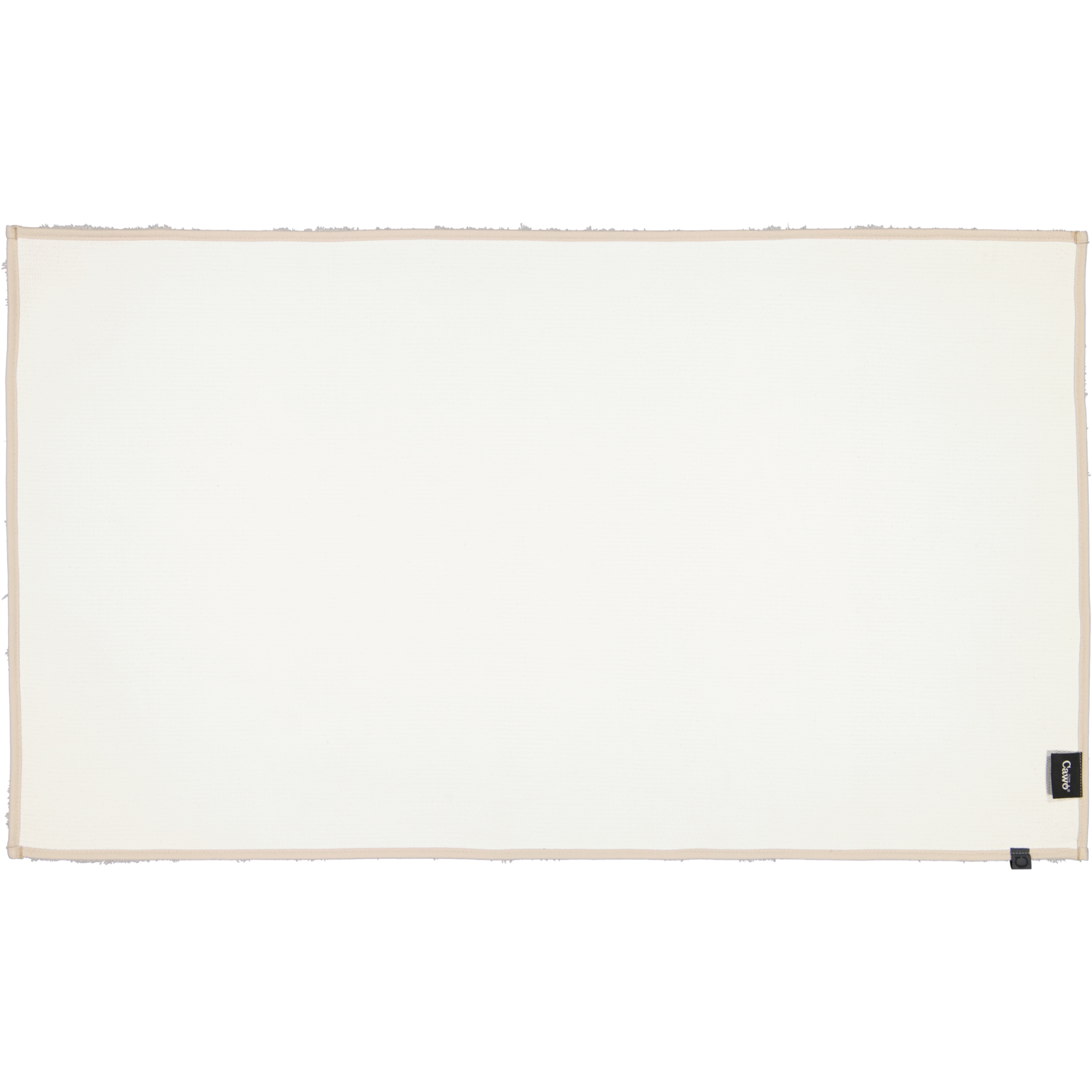 Cawö Home Badteppiche Solid 1009 natur - 356 - 70x120 cm