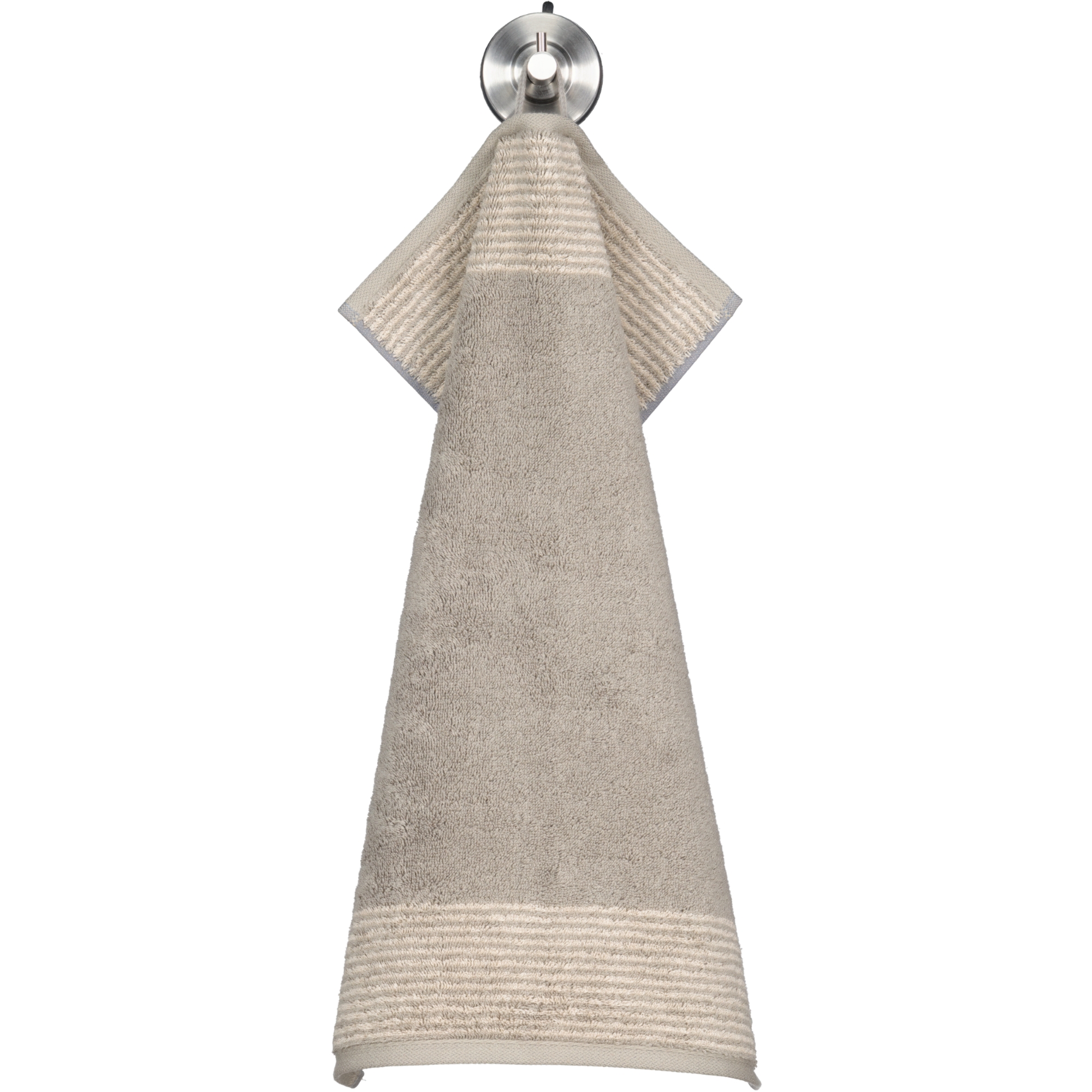 Cawö - Luxury Home Two-Tone 590 - Farbe: graphit - 70 - Gästetuch 30x50 cm