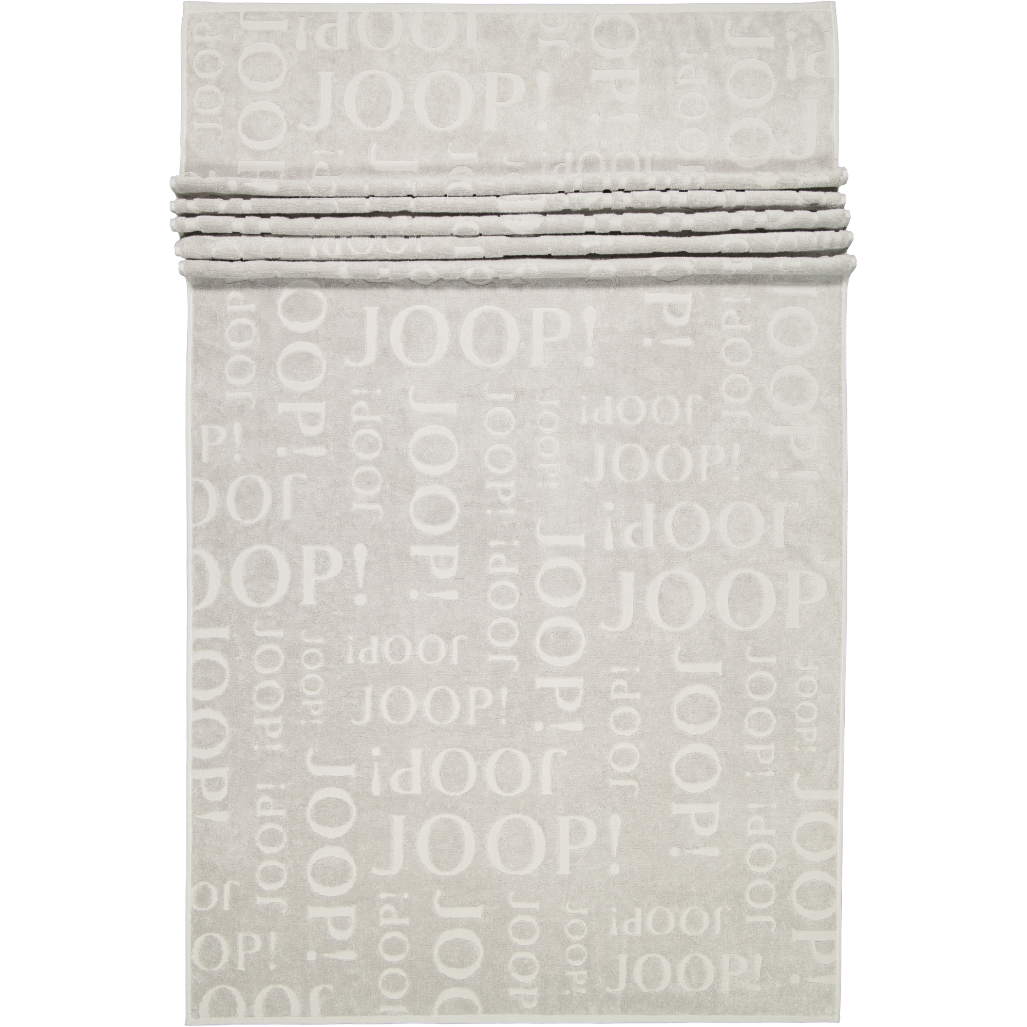 JOOP! Strandtücher Beach Repeat 1697 Platin - 705 - Strandtuch 100x180 cm