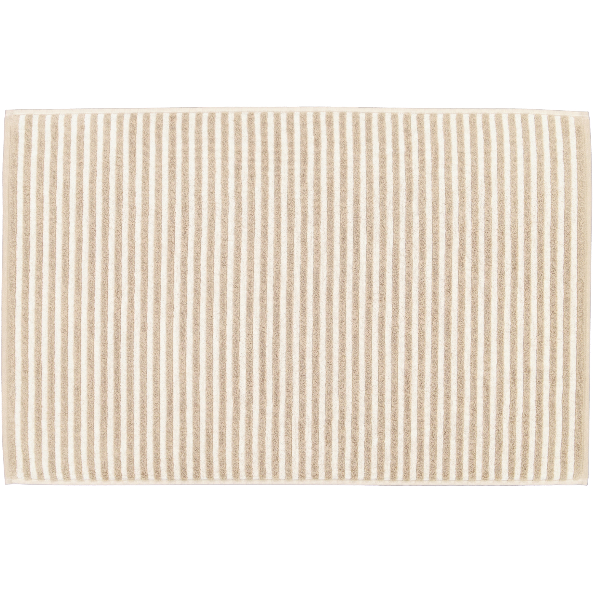 Cawö Badematten Two-Tone Stripes 480 sand - 33 - 50x80 cm