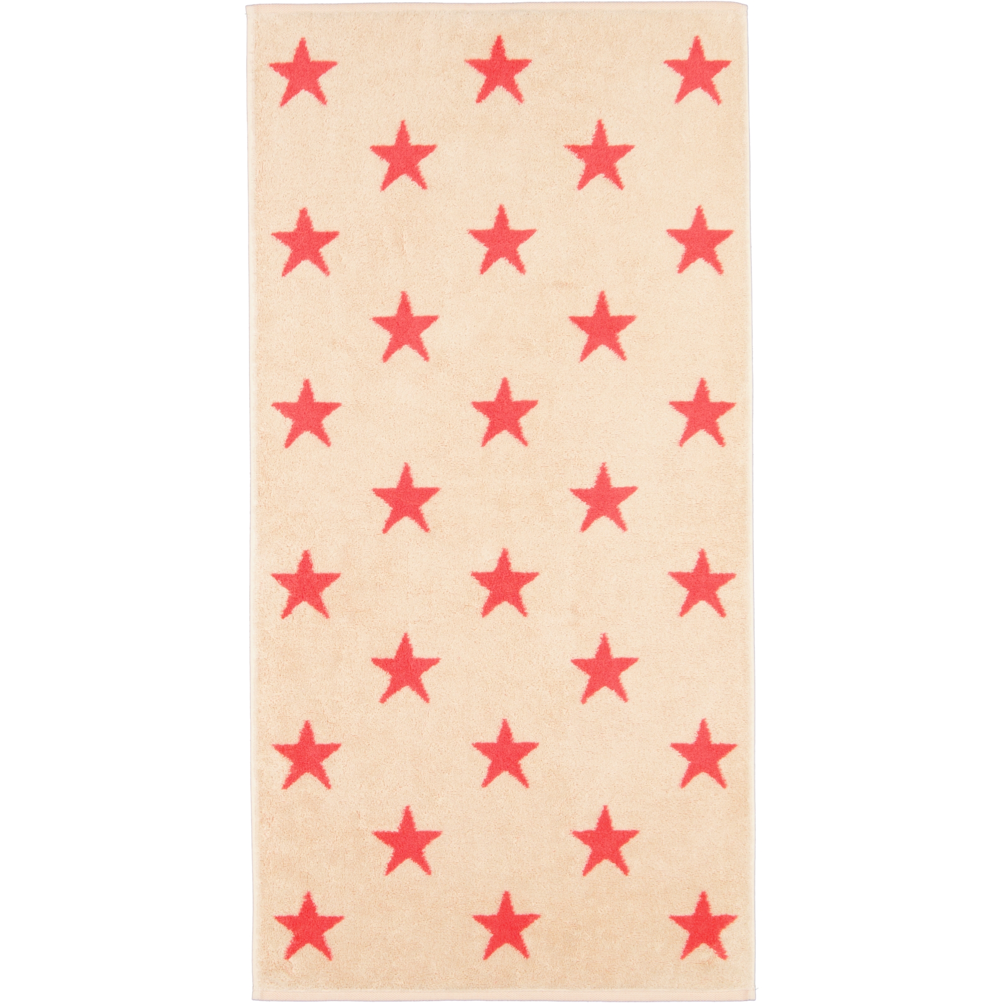 Cawö Handtücher NEW STARS Sterne groß 6260 beige/pink - 32