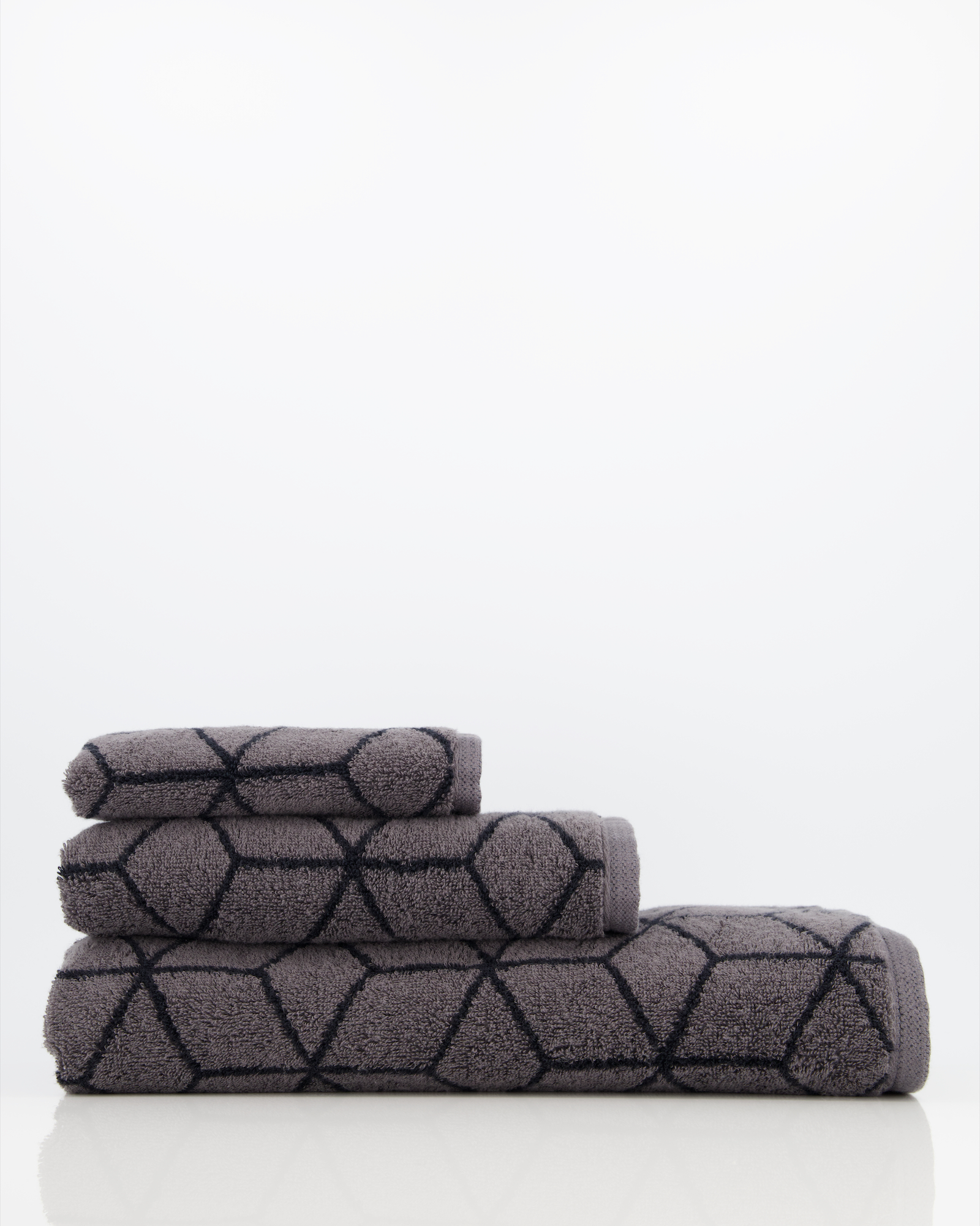 Villeroy & Boch Handtücher Coordinates Carré 2557 - Farbe: graphite - 79 - Duschtuch 80x150 cm