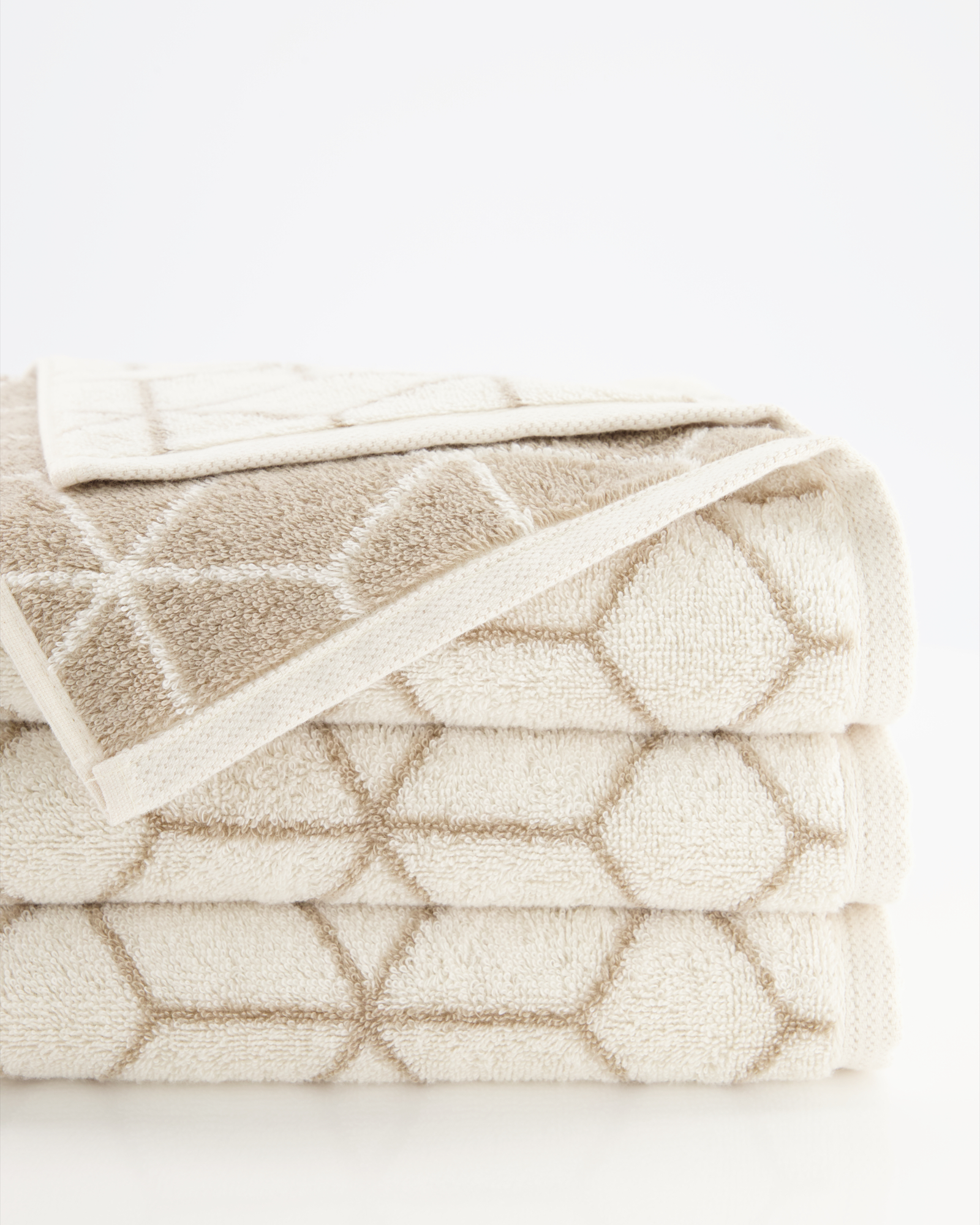 Villeroy & Boch Handtücher Coordinates Carré 2557 - Farbe: cashmere - 33 - Duschtuch 80x150 cm