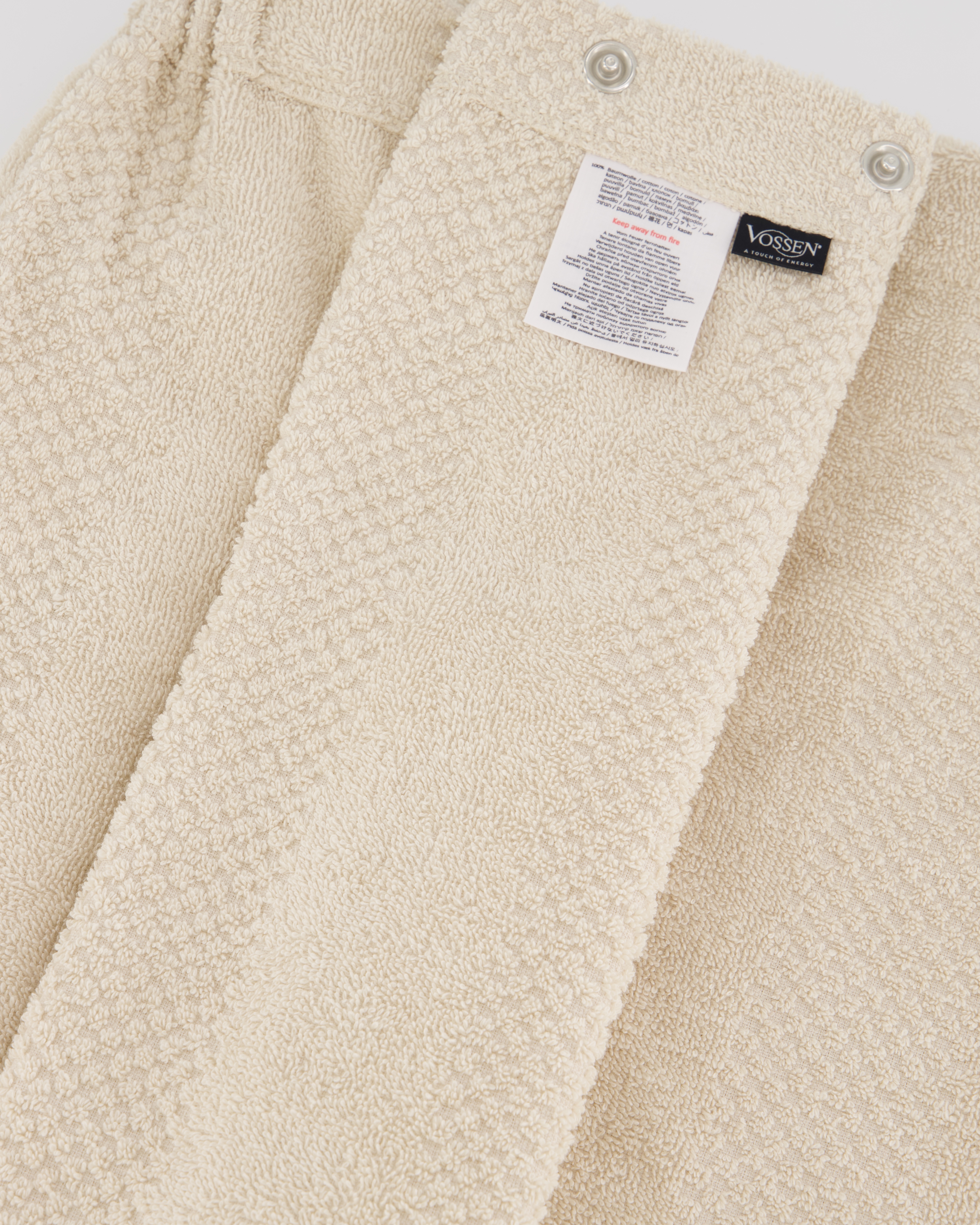 Vossen Saunakilts Herren Balance Silvo sand - 6040
