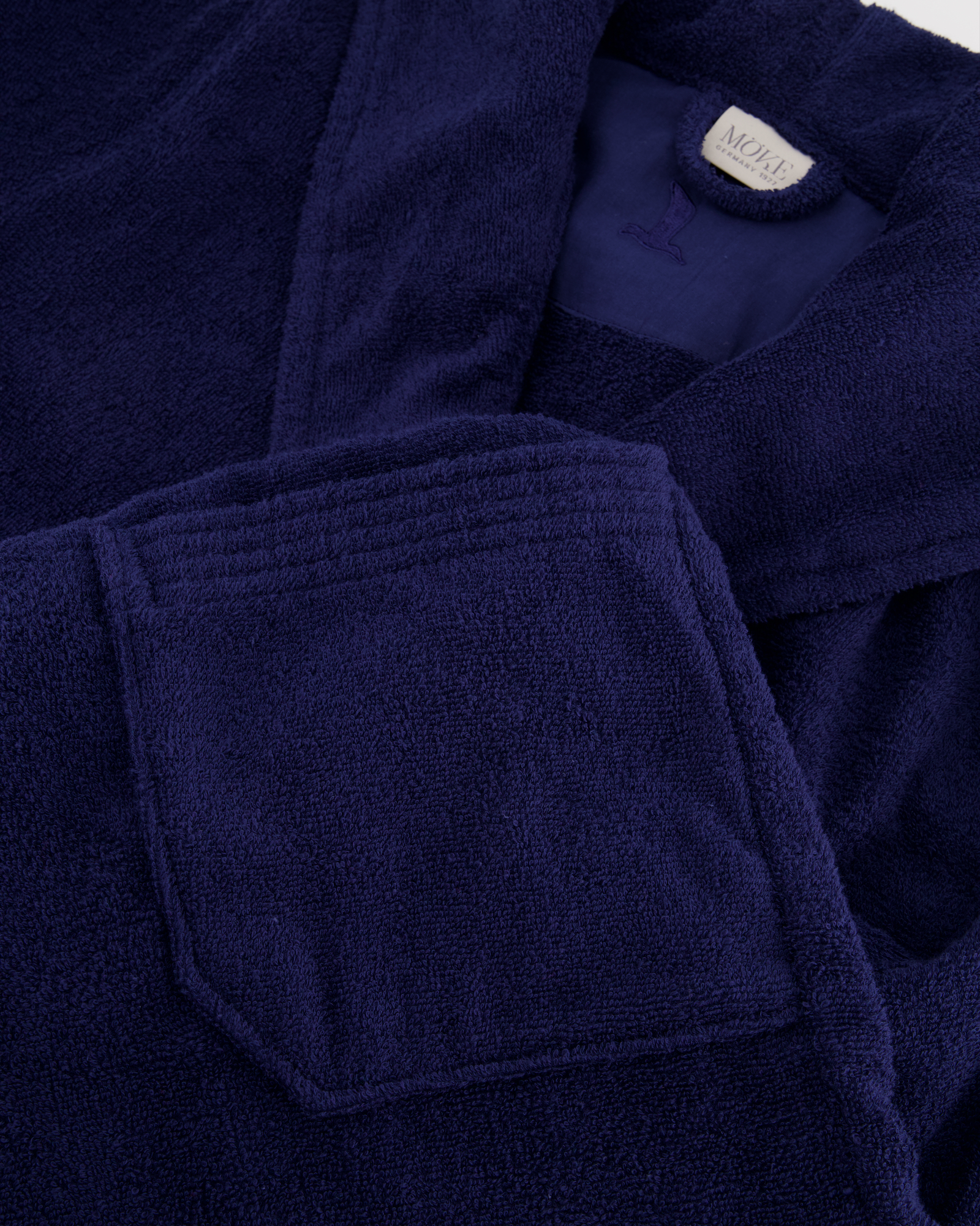 Möve Bademäntel unisex Kapuze Superwuschel deep sea - 596