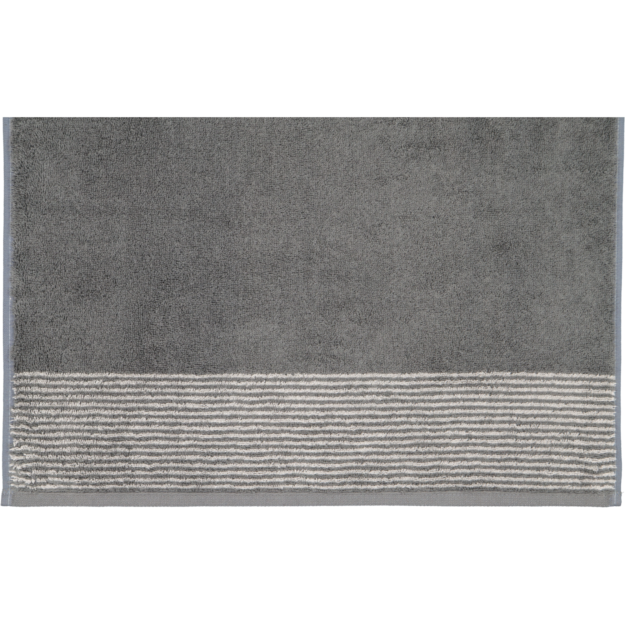 Cawö - Luxury Home Two-Tone 590 - Farbe: schiefer - 77 - Handtuch 50x100 cm
