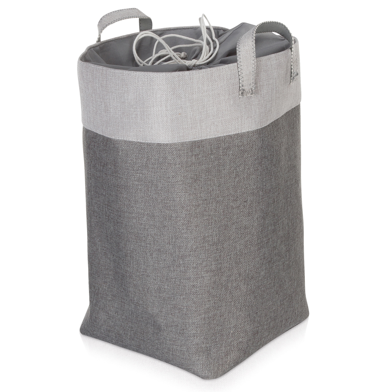 Möve Canvas Wäschekorb - Farbe: grey - 081 (4-4195)