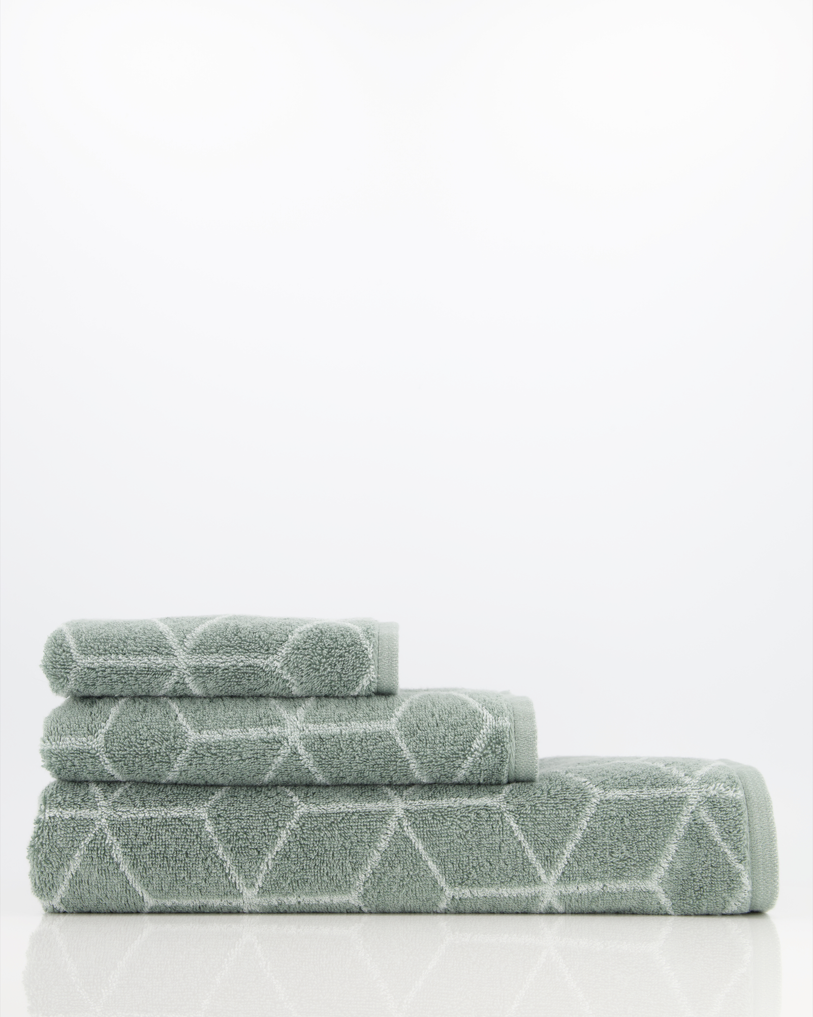 Villeroy & Boch Handtücher Coordinates Carré 2557 sage green - 44 - Handtuch 50x100 cm