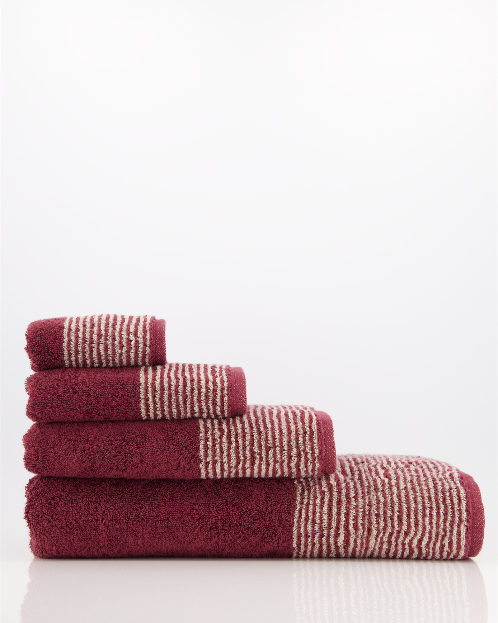 Cawö Handtücher Luxury Home Two-Tone 590 bordeaux - 23