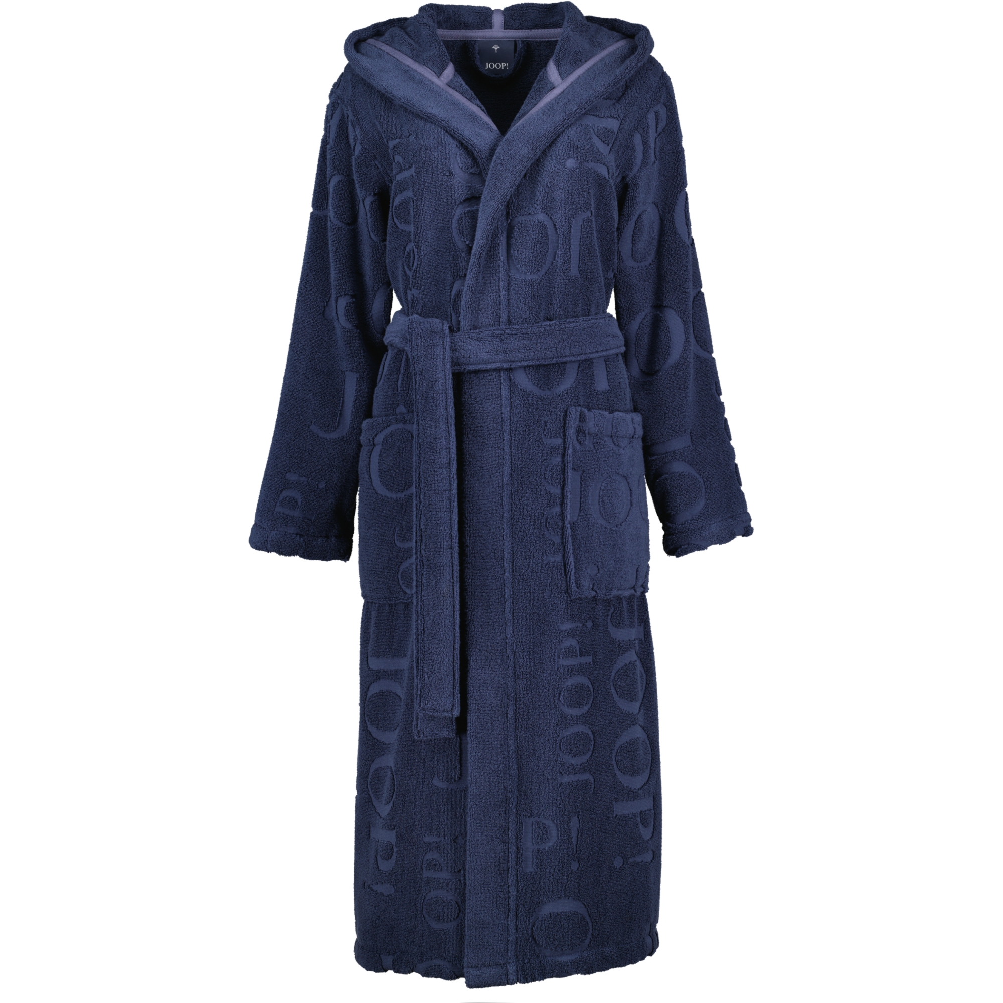 JOOP! Bademäntel Damen Kapuze 1663 blau - 175