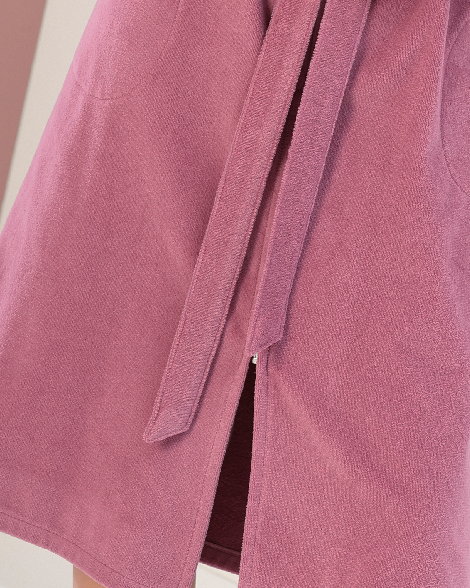 Cawö Home Damen Bademantel Kapuze RV 837 - Farbe: blush - 22 - XS