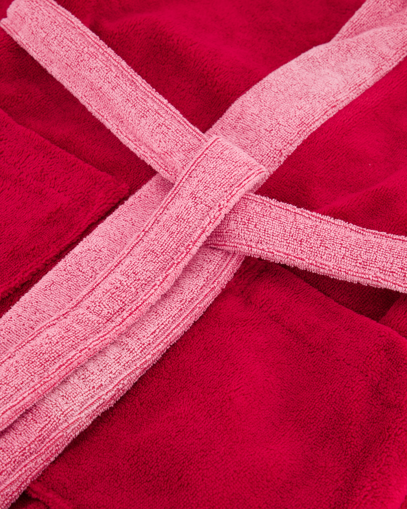Vossen Bademantel unisex Poppy  - Farbe: cranberry - 002 (161903) - M