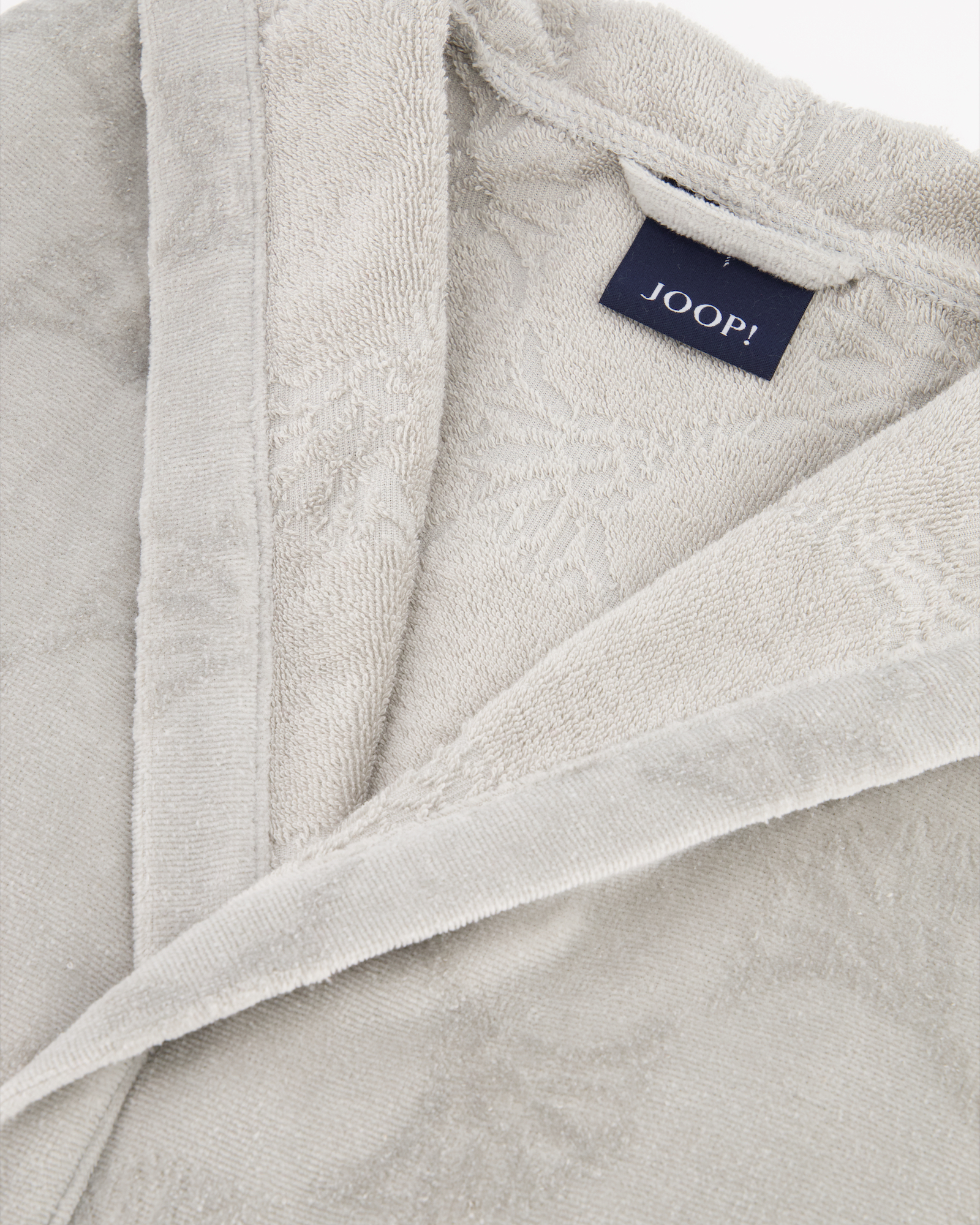 JOOP Damen Bademantel Kapuze - 1652 - Farbe: Platin - 713