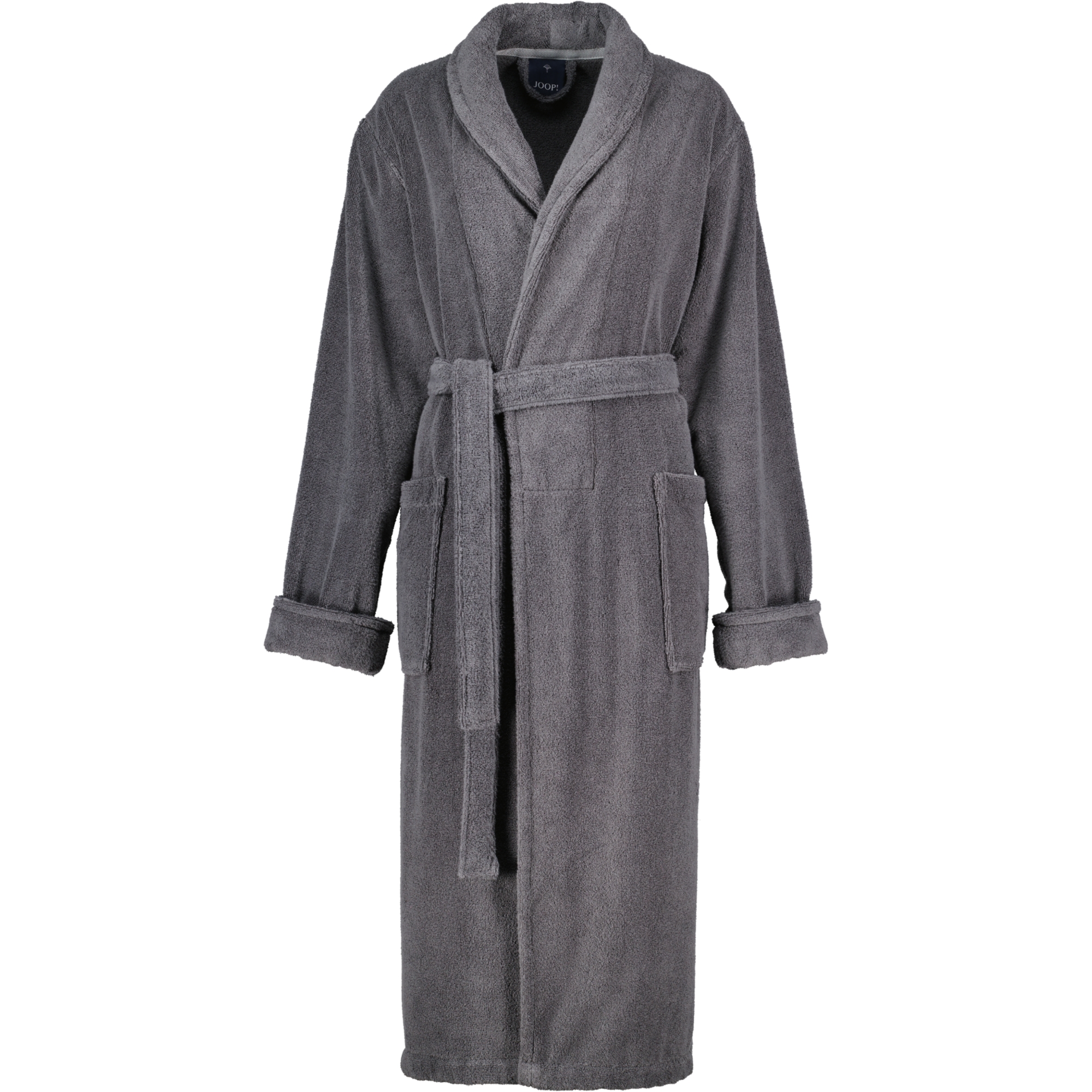 JOOP Damen Bademantel Schalkragen 1650 - Farbe: Anthrazit - 764