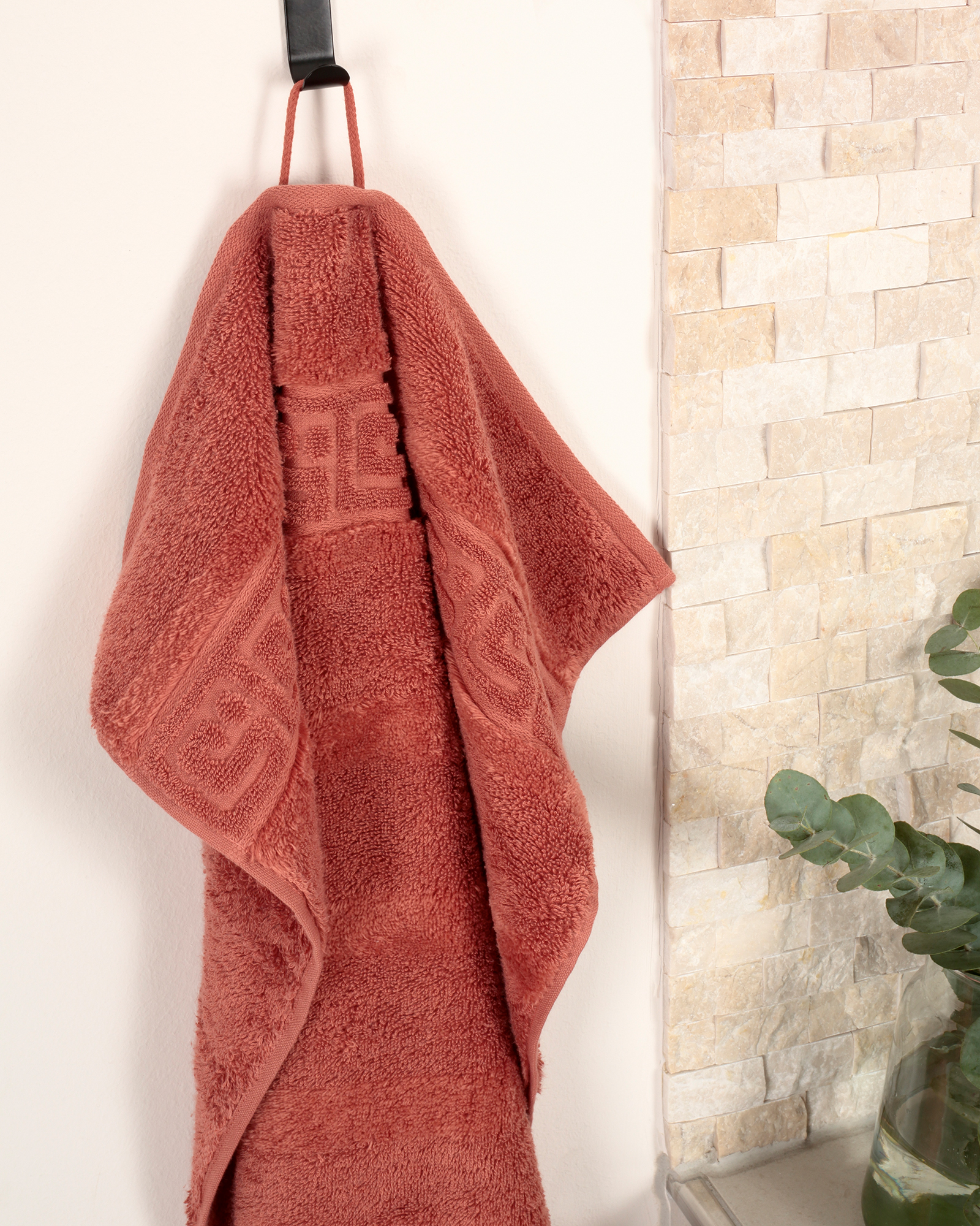 Cawö Handtücher Noblesse Uni 1001 brick - 387 - Duschtuch 80x160 cm