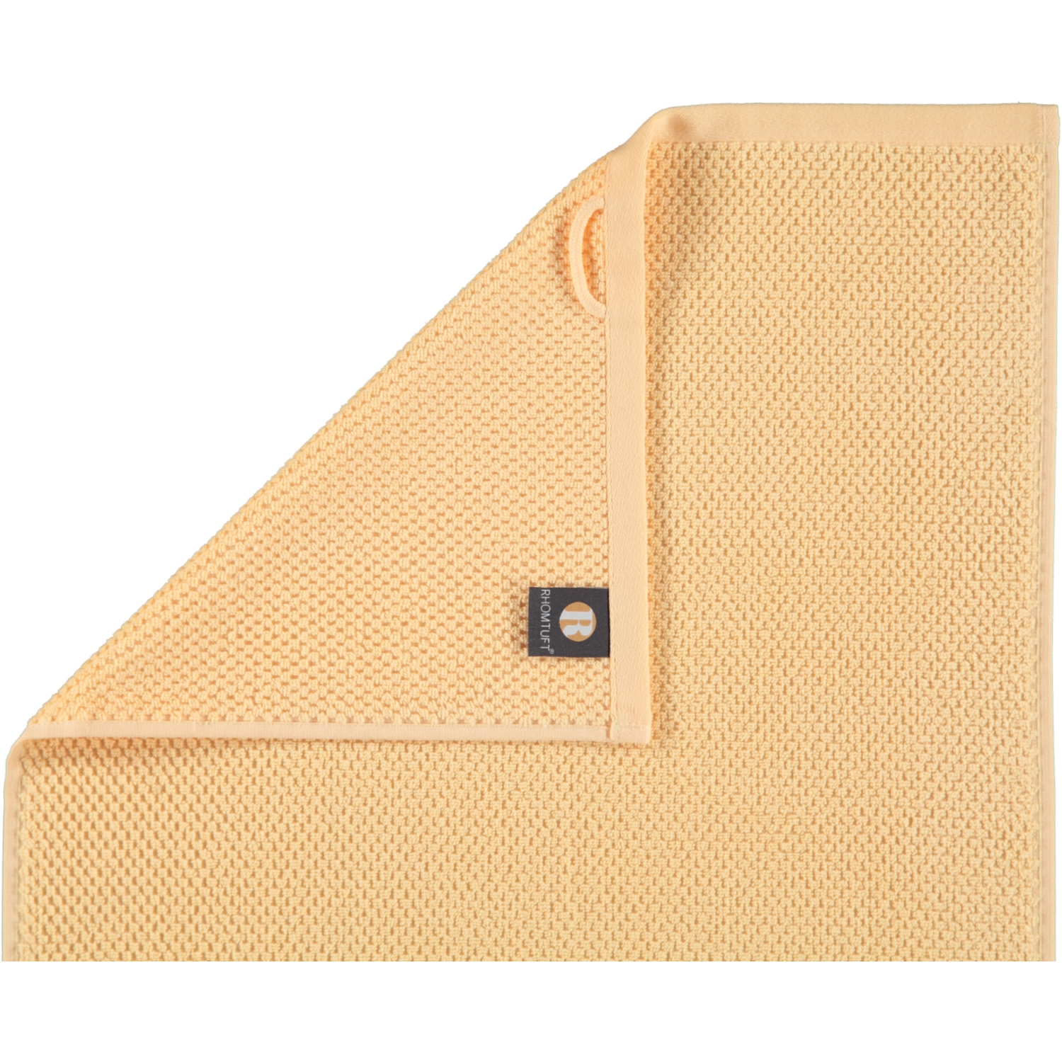 Rhomtuft - Handtücher Baronesse - Farbe: mais - 390 - Seiflappen 30x30 cm