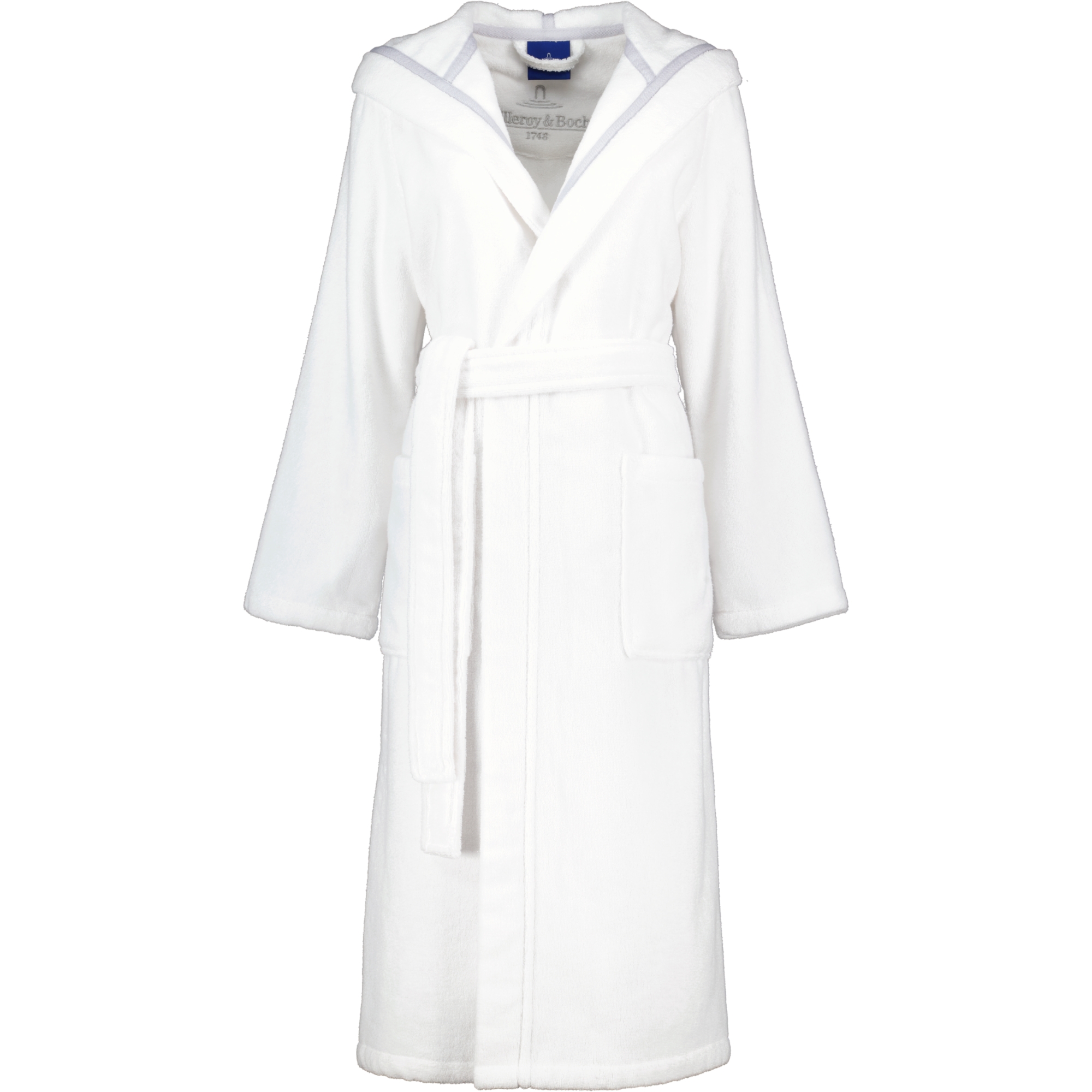 Villeroy & Boch Damen Bademantel Kapuze 2521 - Farbe: brilliant-white - 67 - M