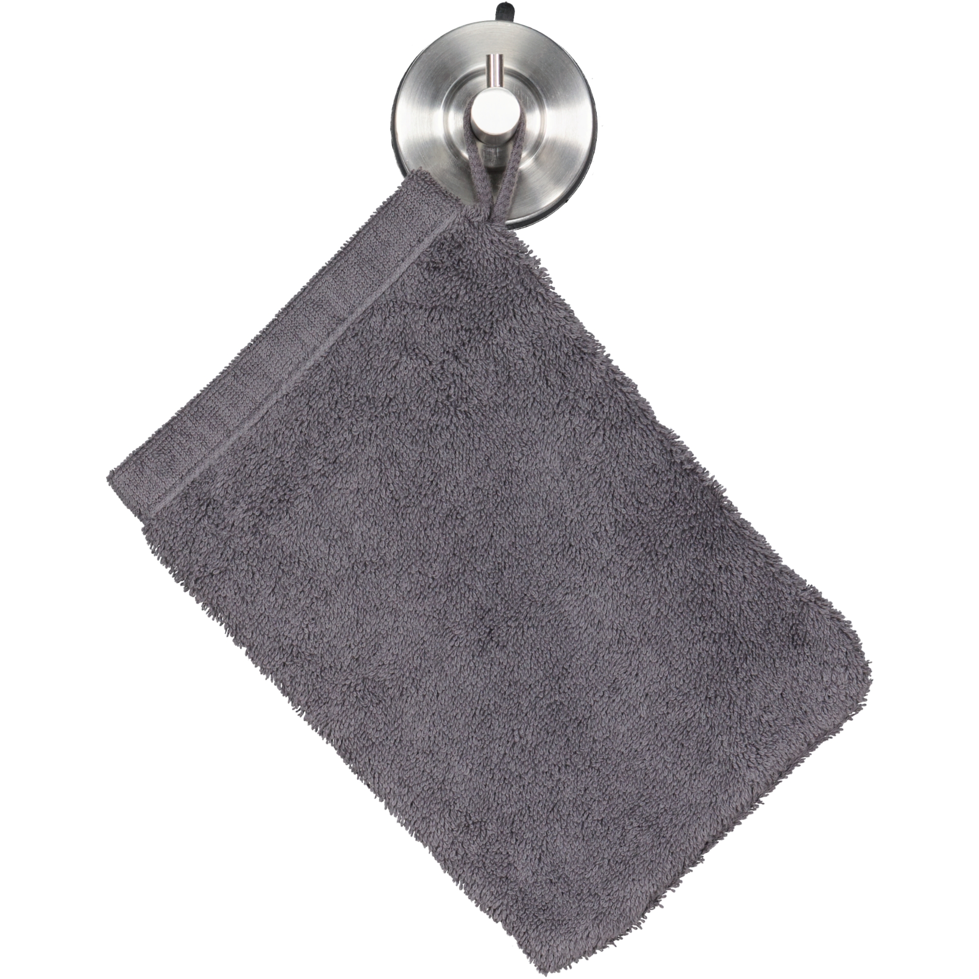 Cawö Handtücher Lifestyle Uni 7007 anthrazit - 774 - Waschhandschuh 16x22 cm
