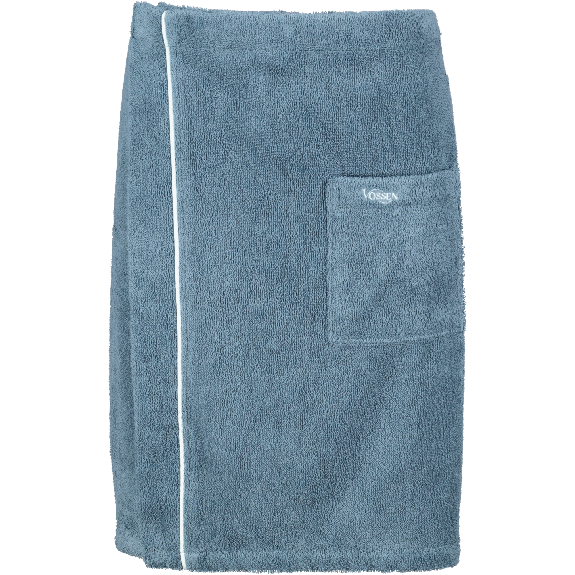 Vossen Saunakilts Herren Lars cadet blue - 7510 - 60x160 cm