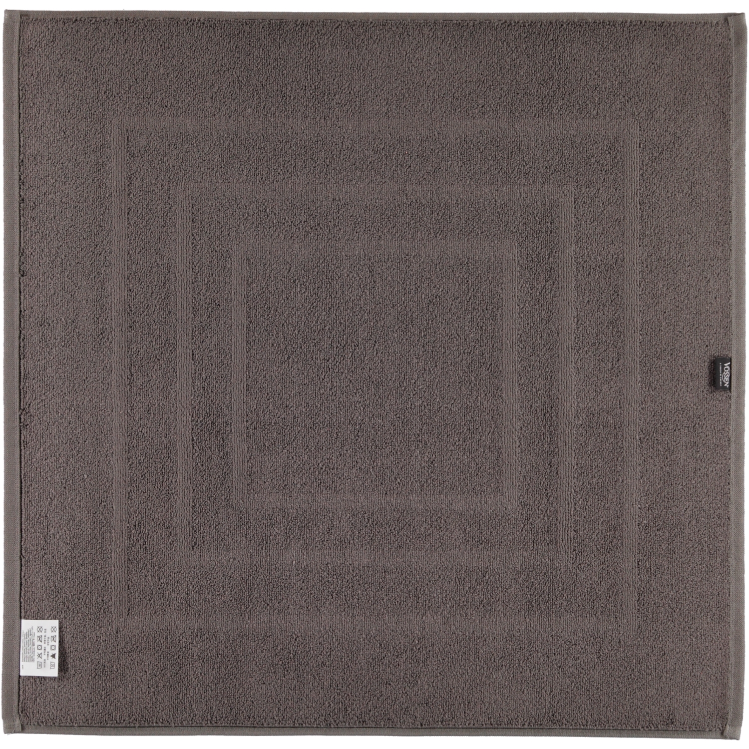 Vossen Badematten Feeling slate grey - 7420 - 60x60 cm