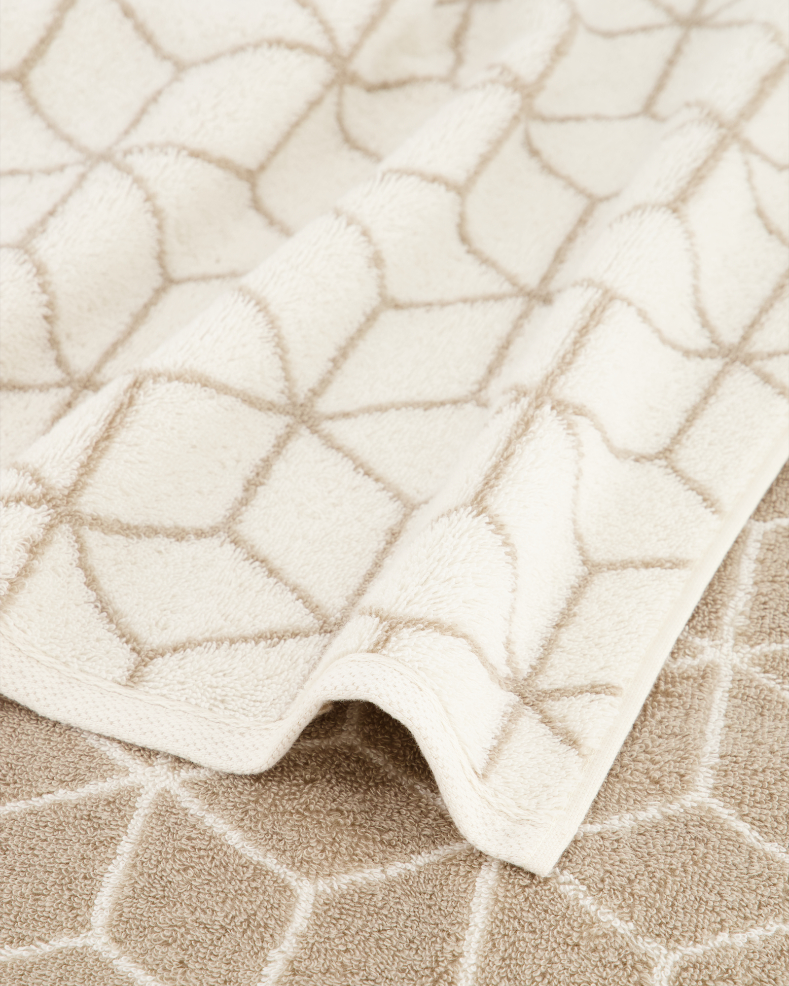 Villeroy & Boch Handtücher Coordinates Carré 2557 - Farbe: cashmere - 33 - Duschtuch 80x150 cm