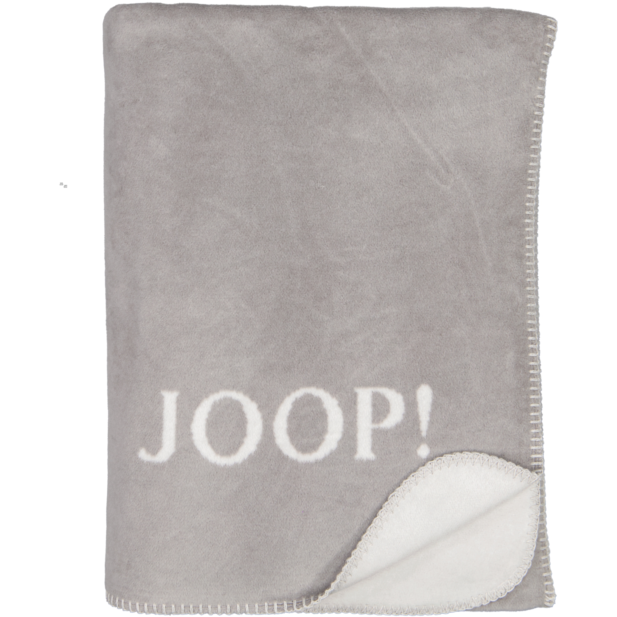 JOOP! Wohndecke Uni-Doubleface - Größe: 150x200 cm - Farbe: Graphit-Rauch